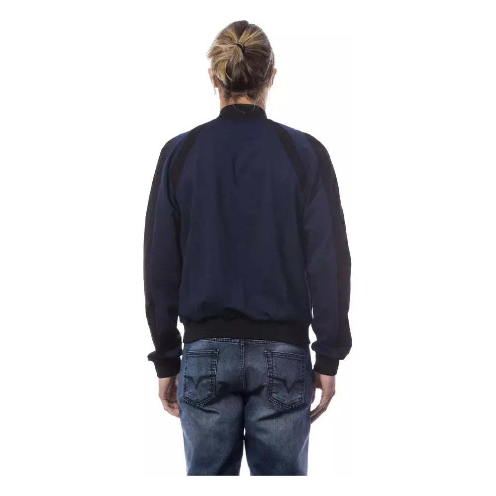 Verri Blue Viscose Sweater for Elevated Comfort