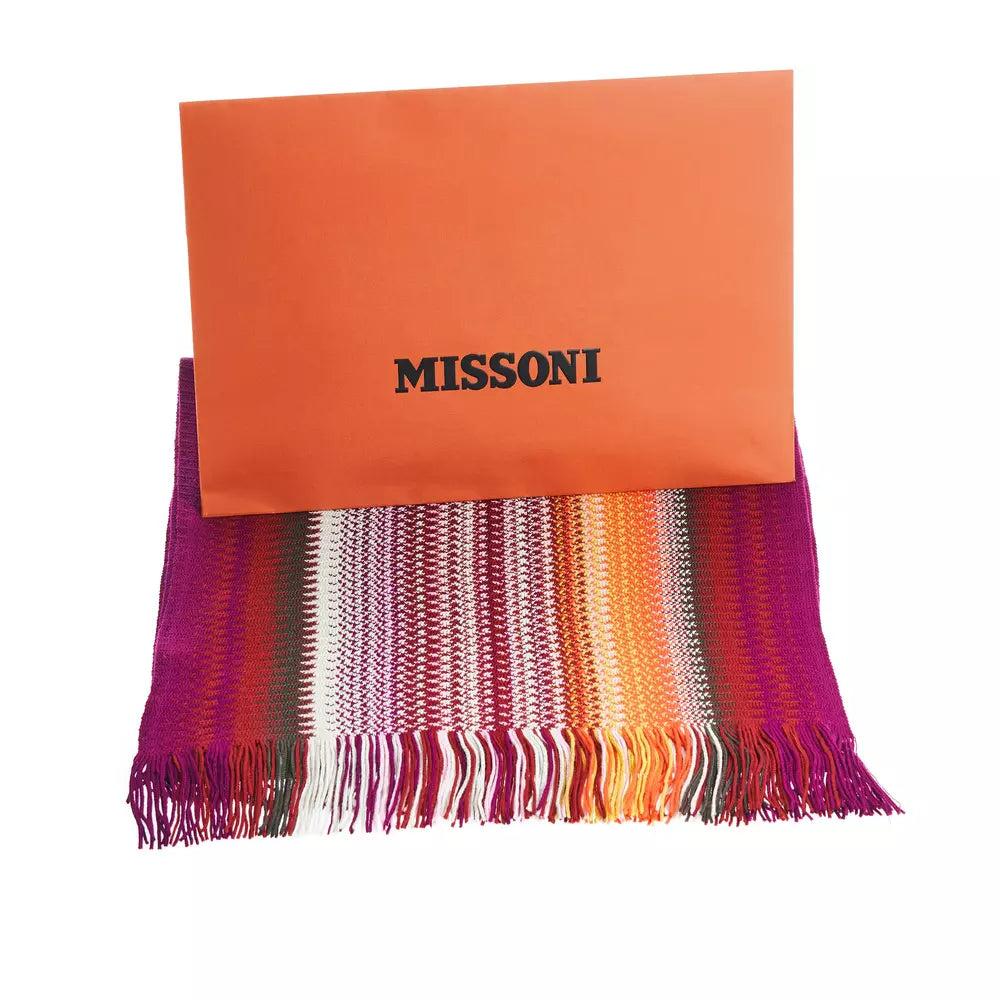 Missoni Multicolor Wool Scarf for Timeless Elegance