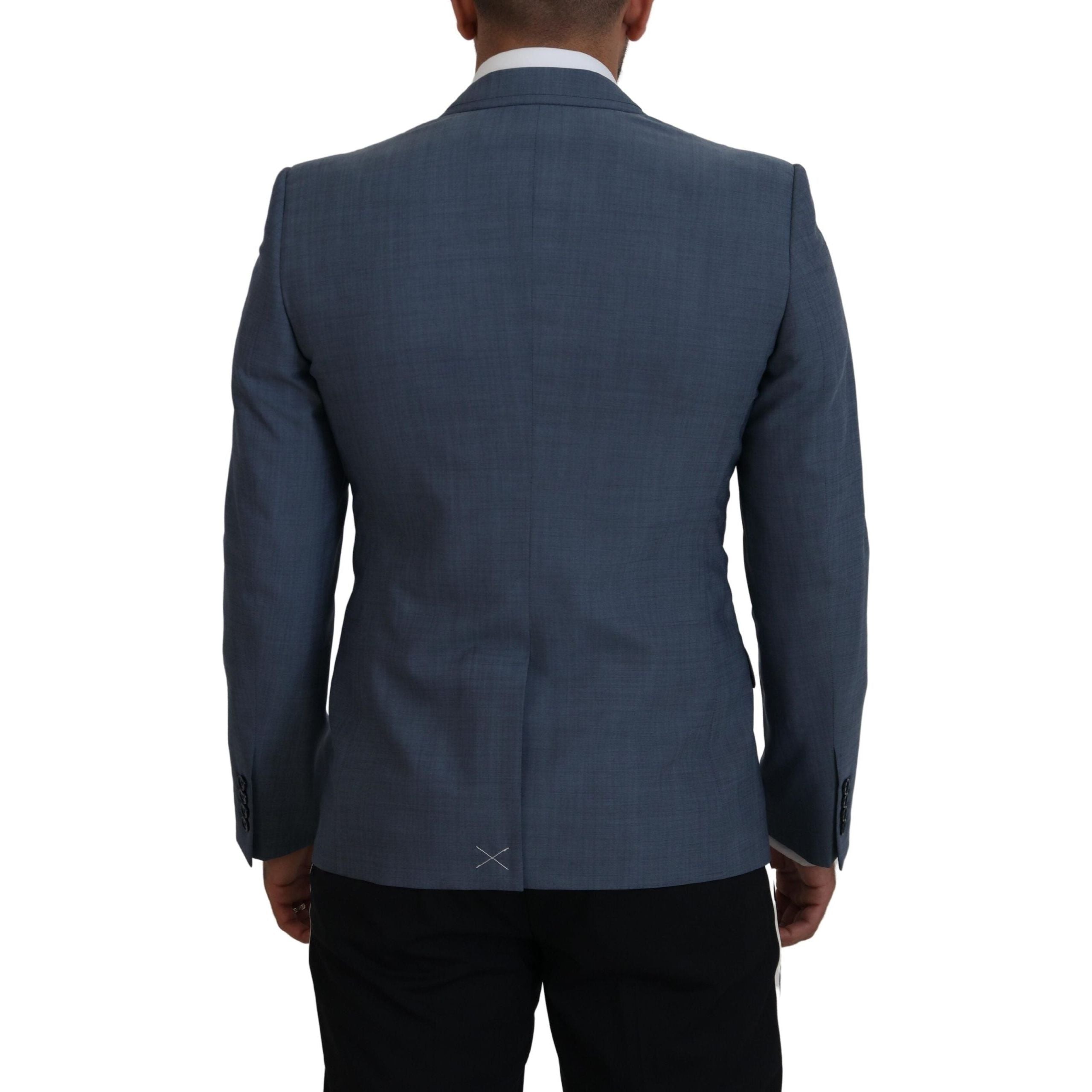 Dolce & Gabbana Blue Wool Single Breasted Sport Blazer