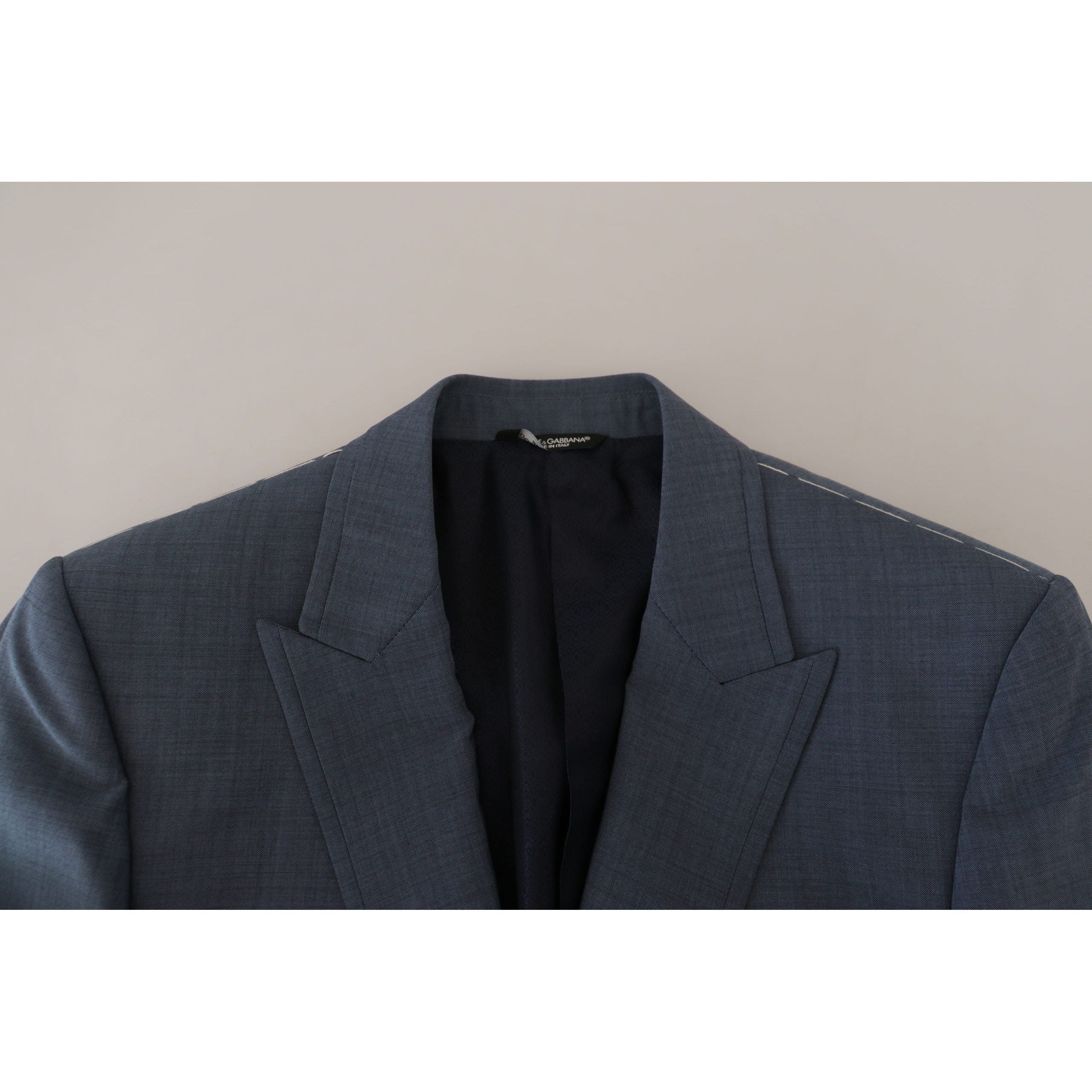 Dolce & Gabbana Blue Wool Single Breasted Sport Blazer