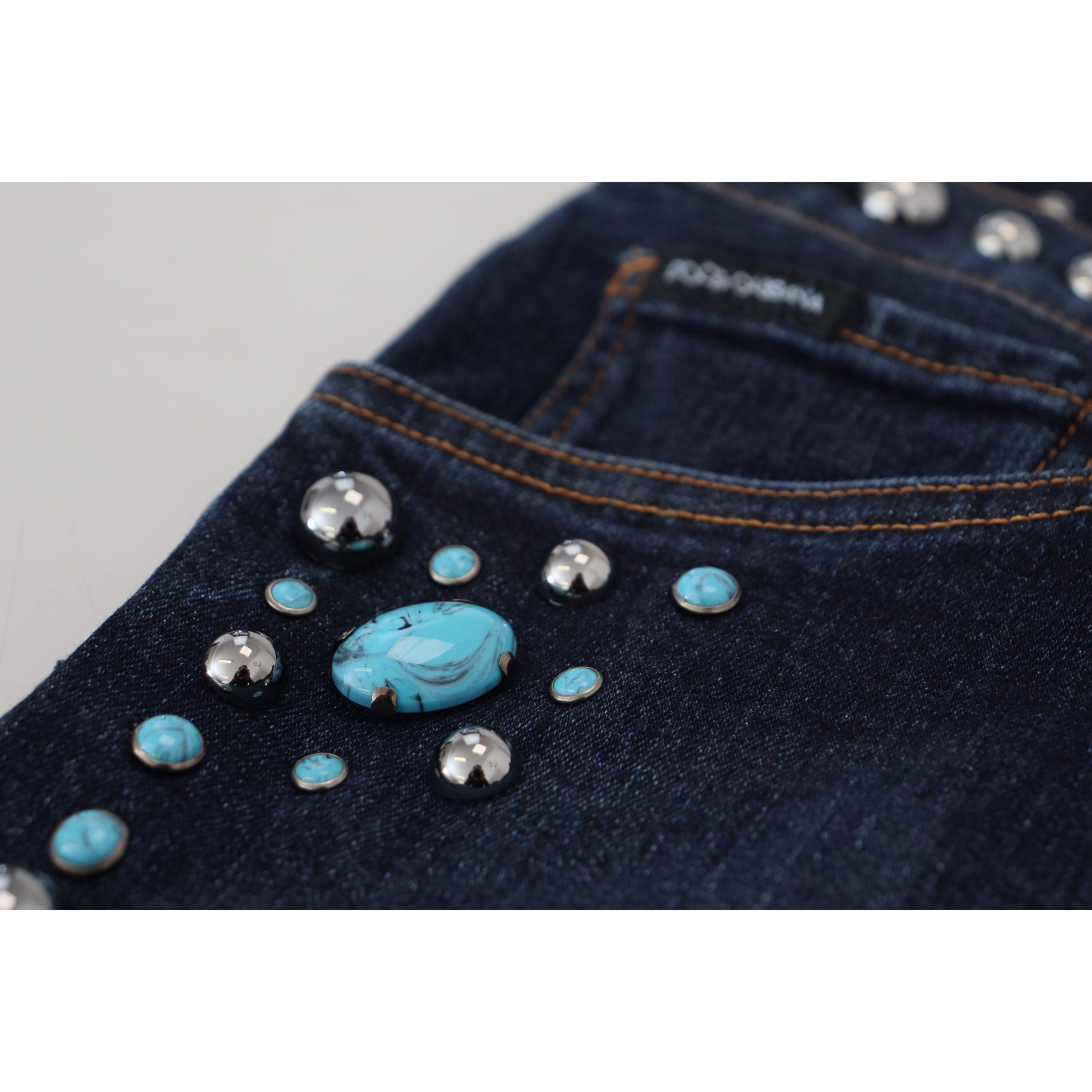 Dolce & Gabbana Blue Denim Cotton Jeans Elevate Style