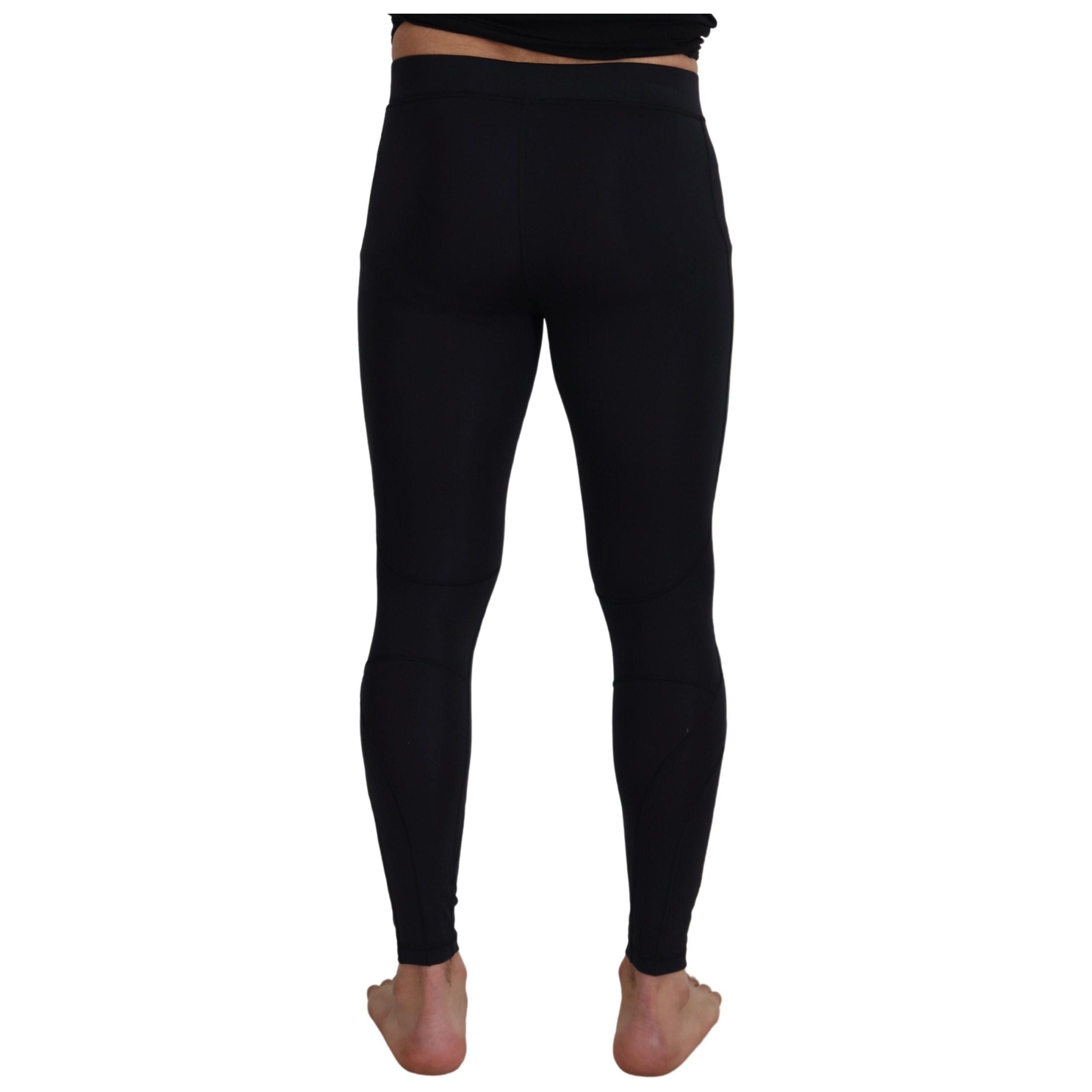 Dolce & Gabbana Black Cotton Designer Pants for Effortless Elegance