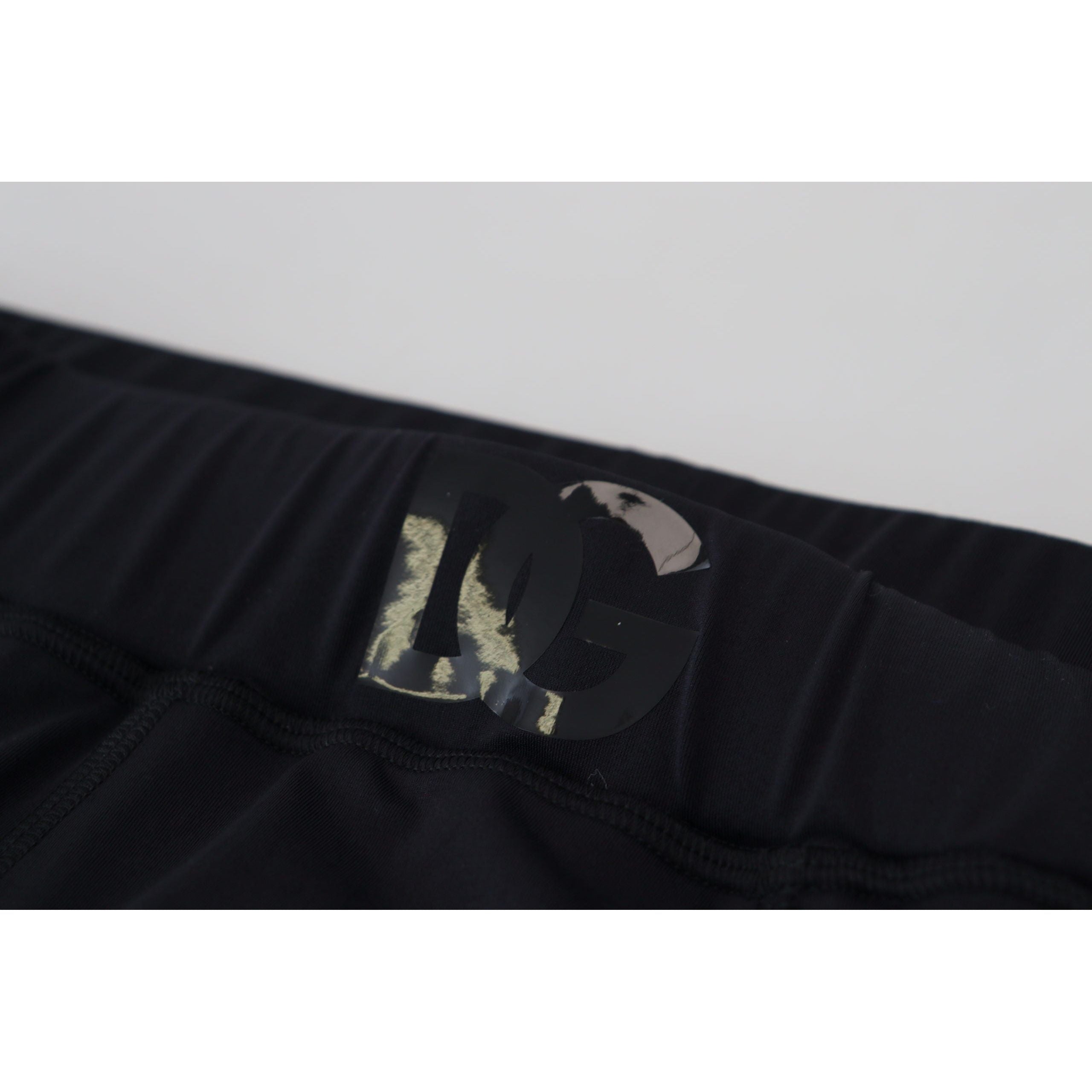 Dolce & Gabbana Black Cotton Designer Pants for Effortless Elegance