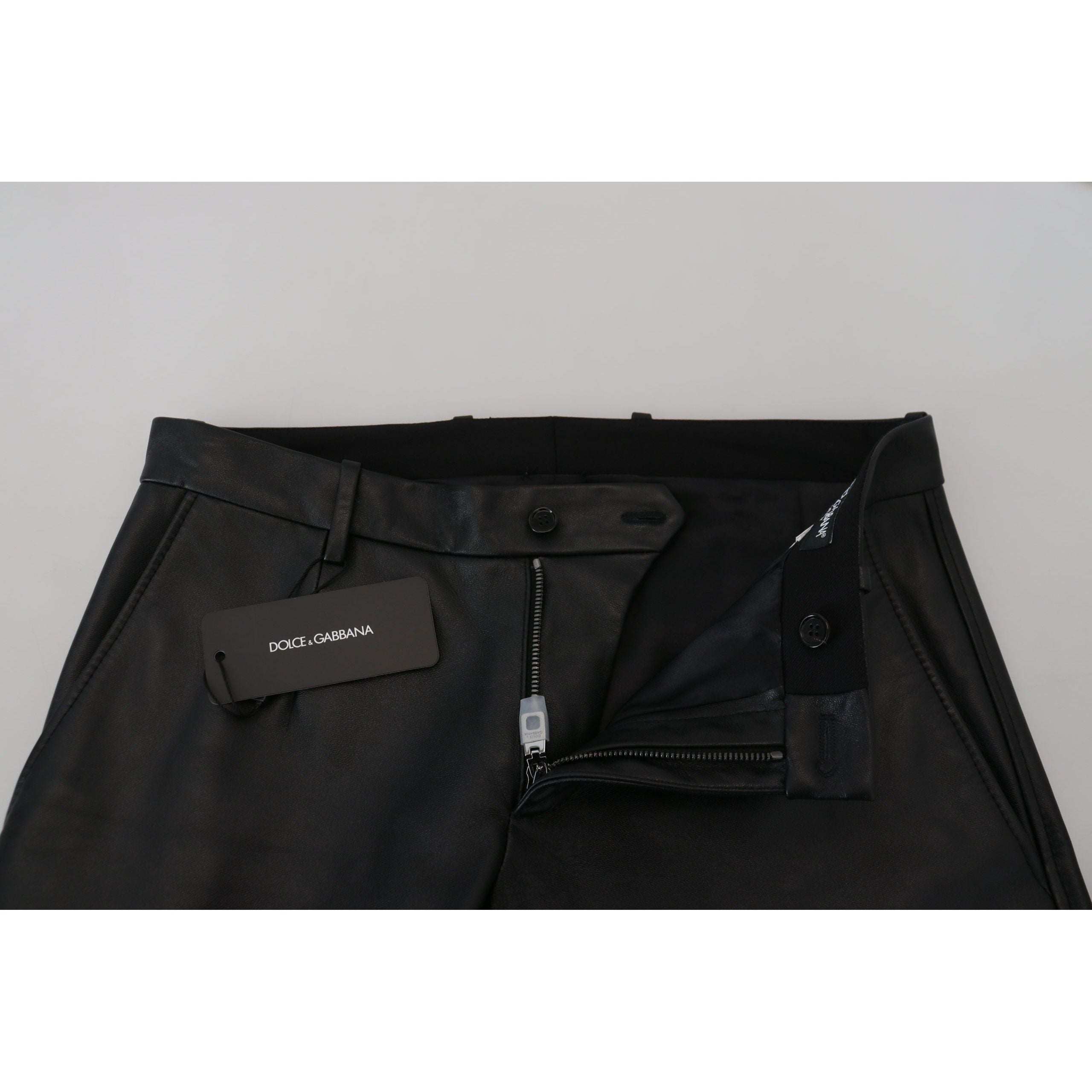 Dolce & Gabbana Black Agnello Tailored Trousers
