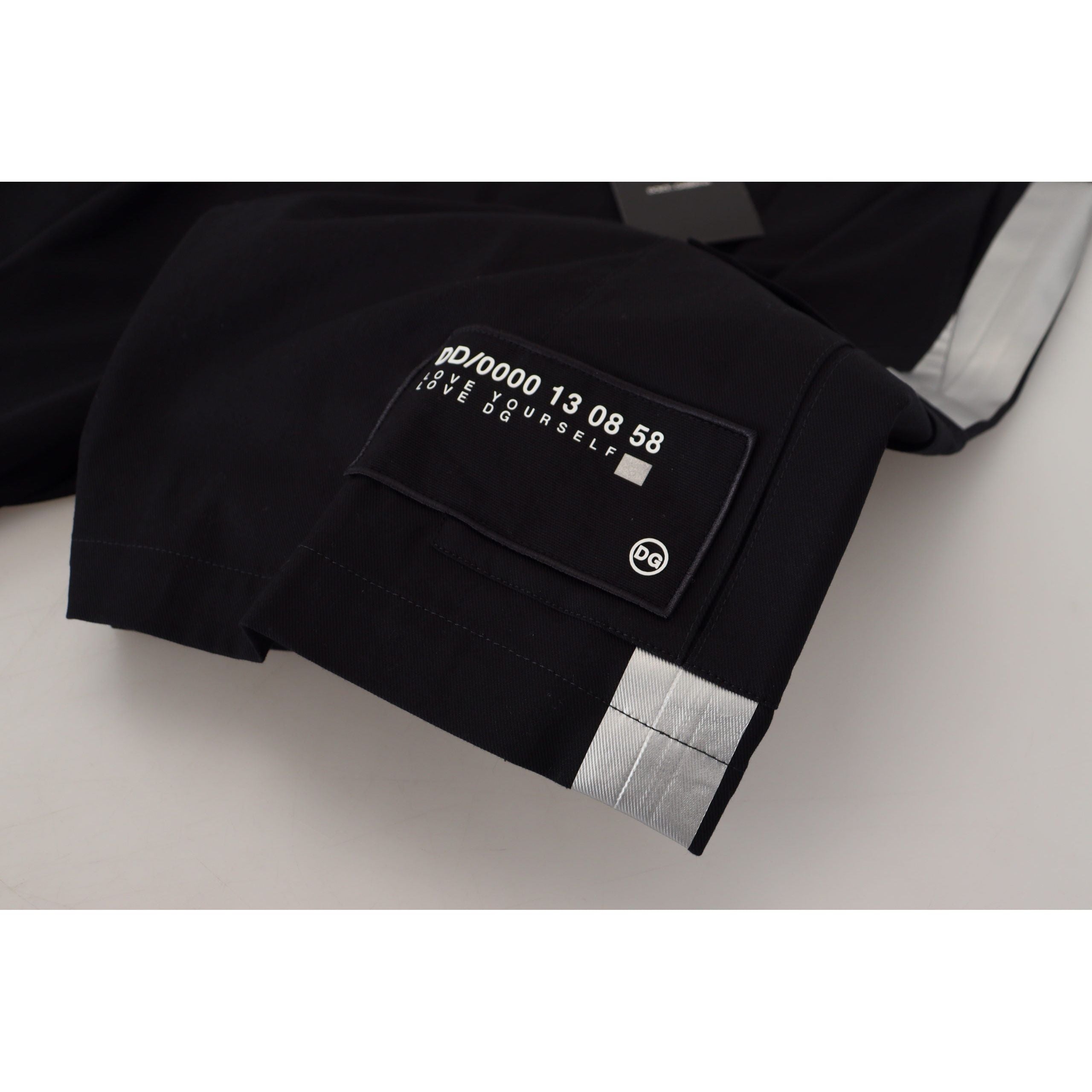 Dolce & Gabbana Black Cotton Shorts for Luxe Style