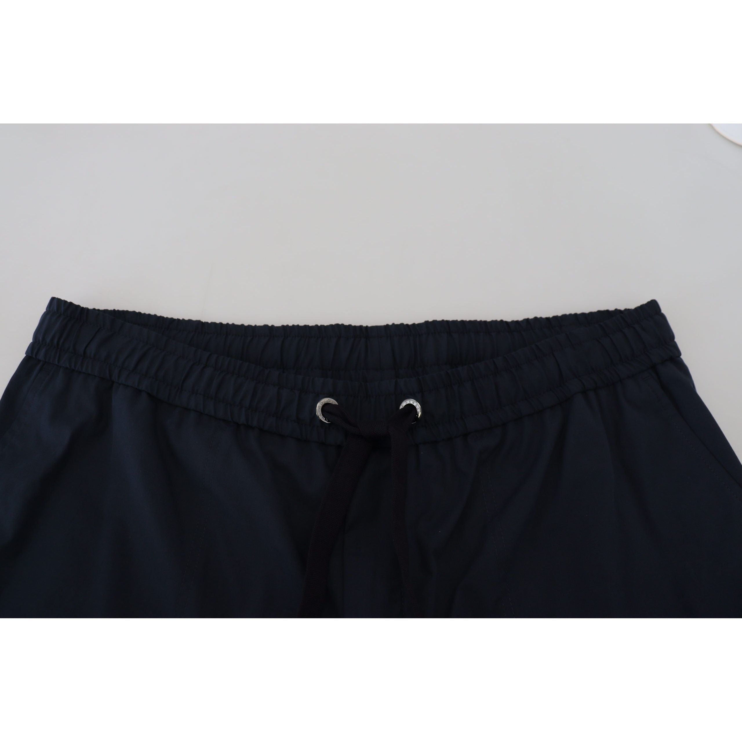 Dolce & Gabbana Blue Cotton Blend Shorts for Sophistication