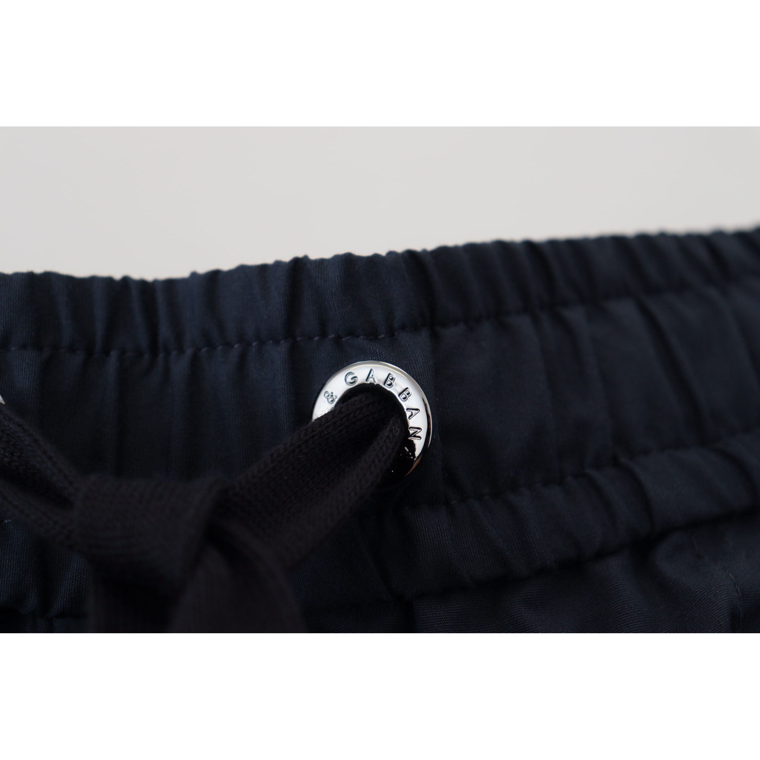 Dolce & Gabbana Blue Cotton Blend Shorts for Sophistication