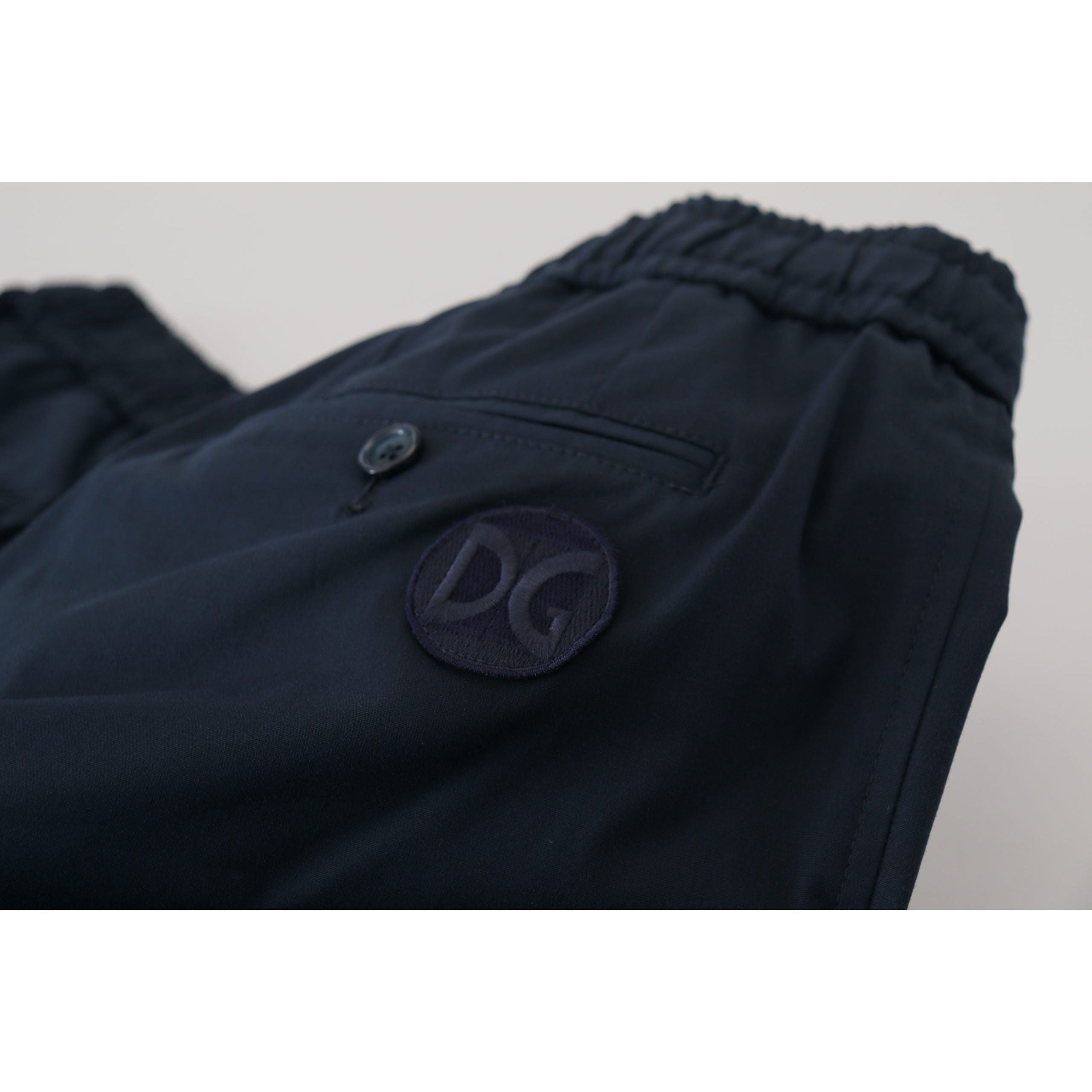 Dolce & Gabbana Blue Cotton Blend Shorts for Sophistication