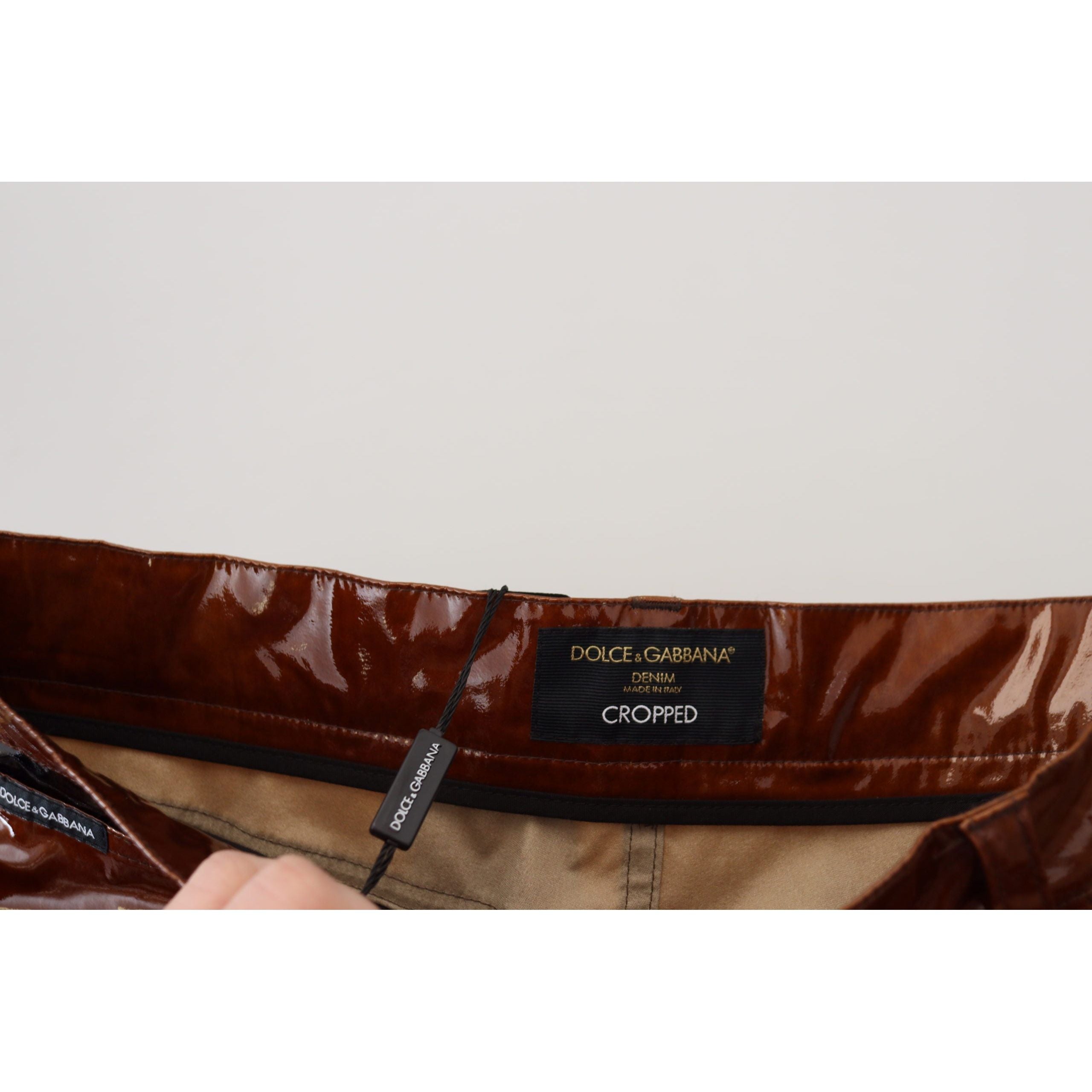 Dolce & Gabbana Blue Denim Silk Blend Jeans