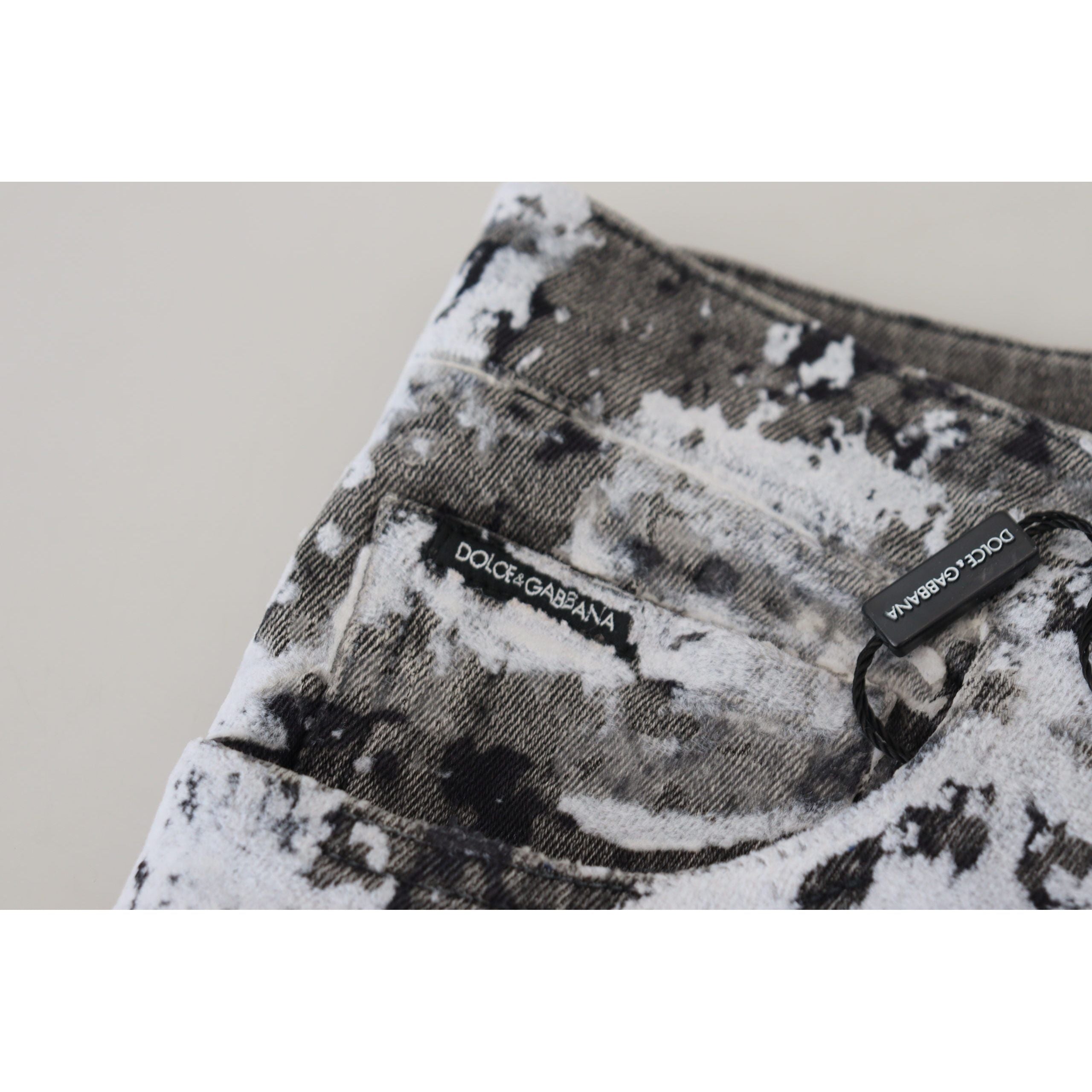 Dolce & Gabbana Multicolor Cotton Tie Dye Jeans