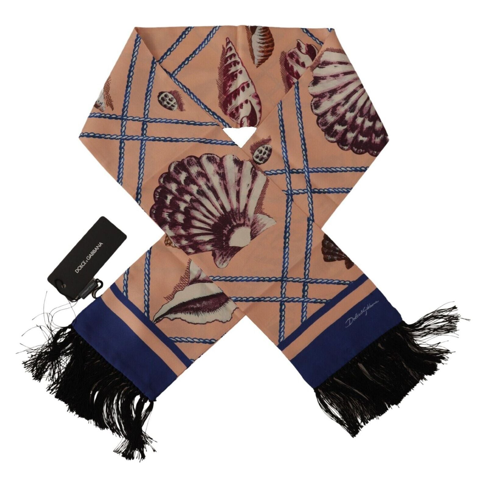 Dolce & Gabbana Multicolor Silk Scarf Wrap for Sophisticated Style