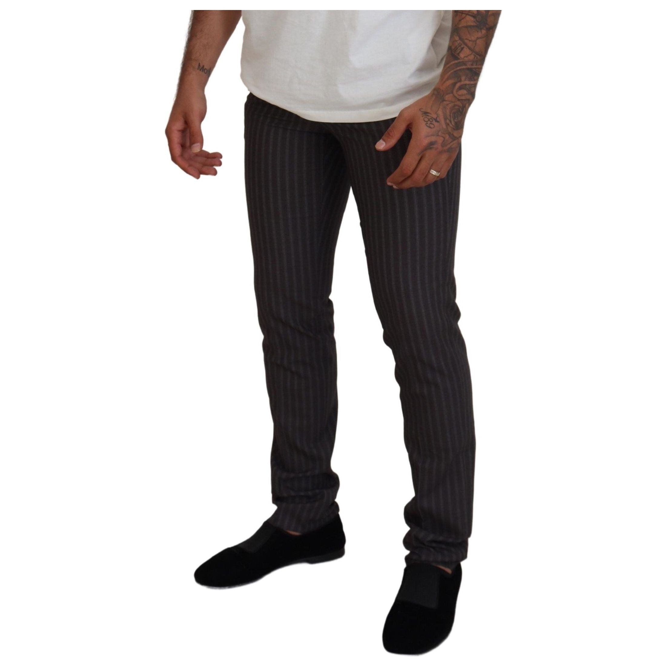 BENCIVENGA Brown Wool Dress Pants for Sophisticated Style