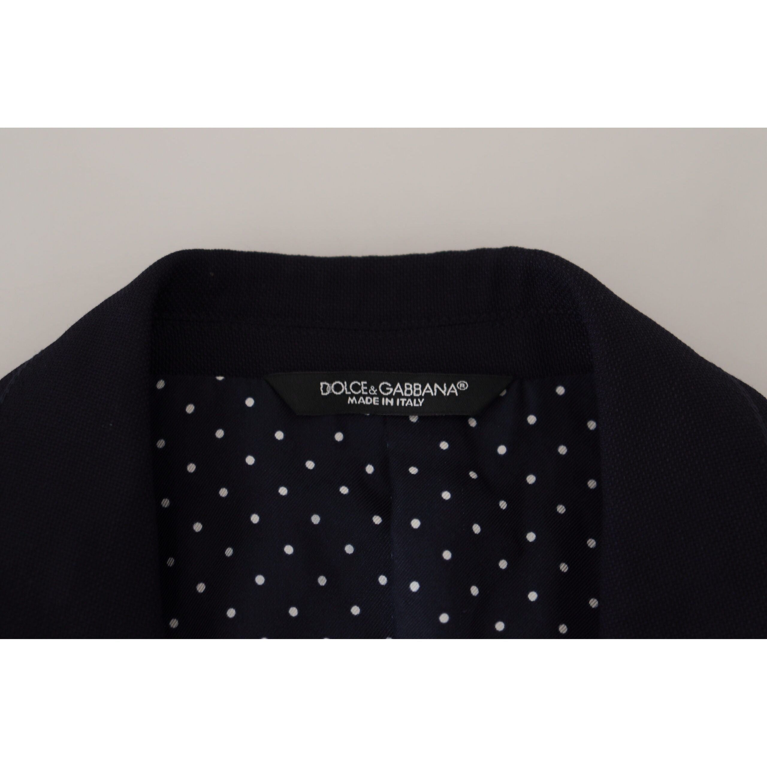 Dolce & Gabbana Black Wool Single-Breasted Blazer