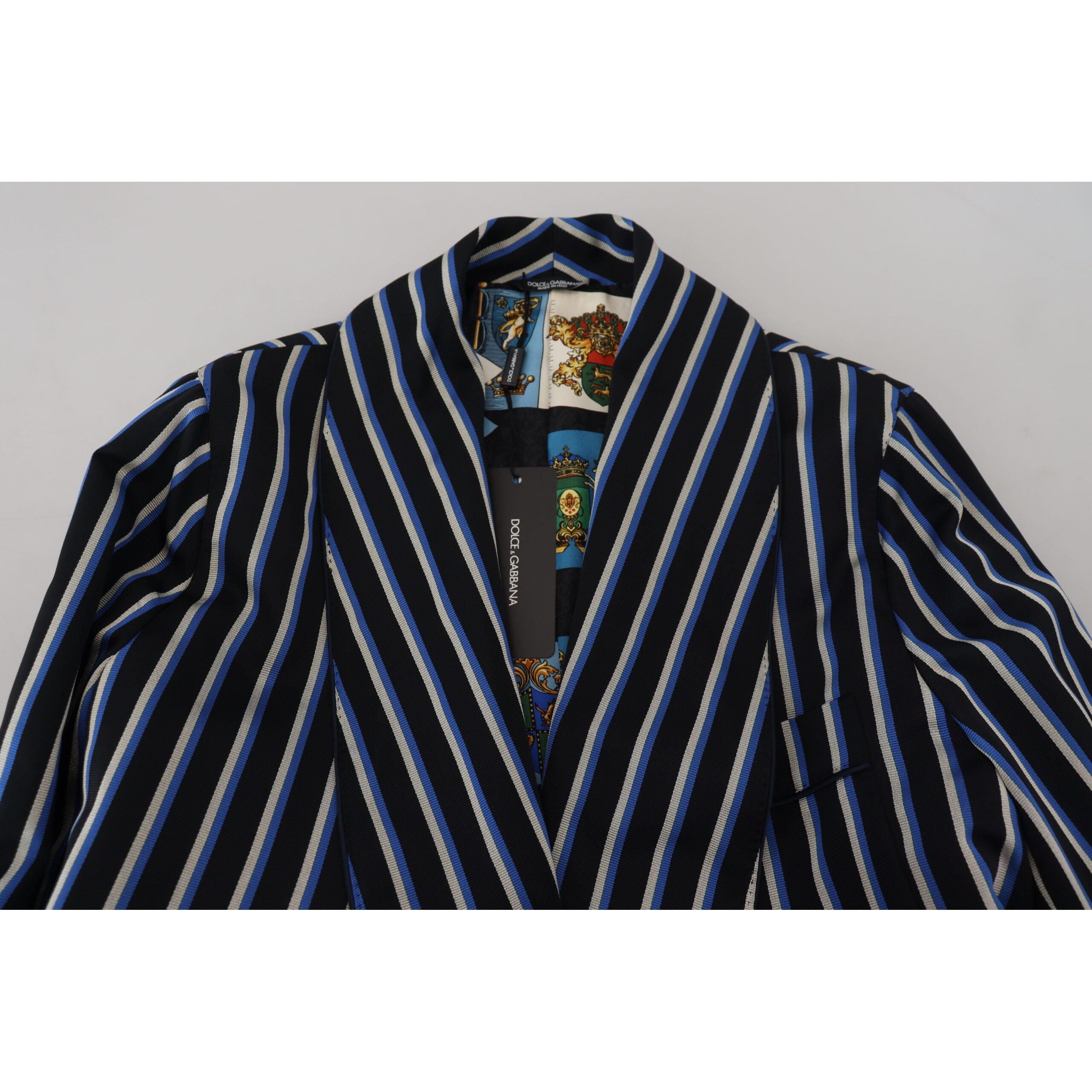 Dolce & Gabbana Cream Silk Blend Robe
