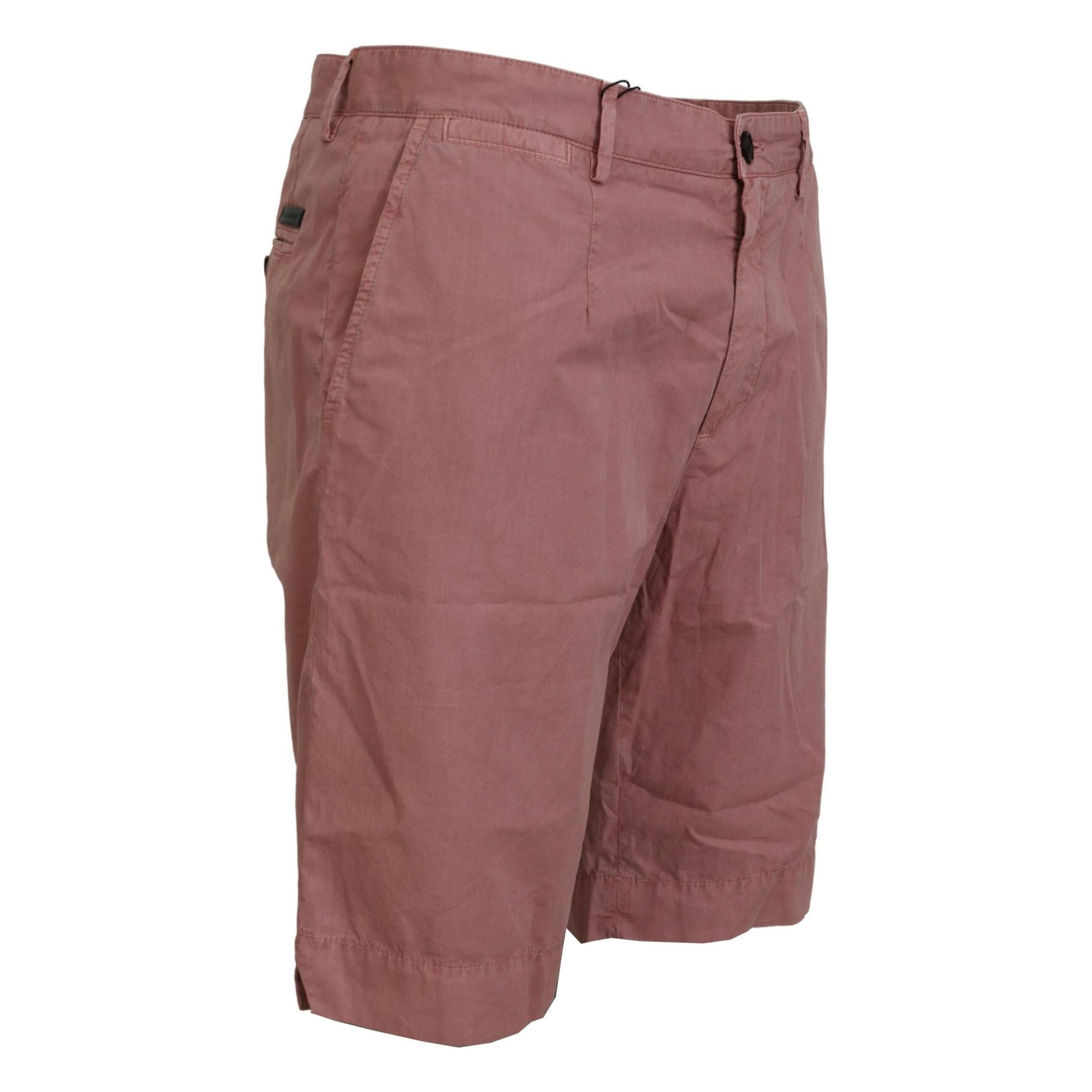 Dolce & Gabbana Pink Cotton Chino Shorts for Summer