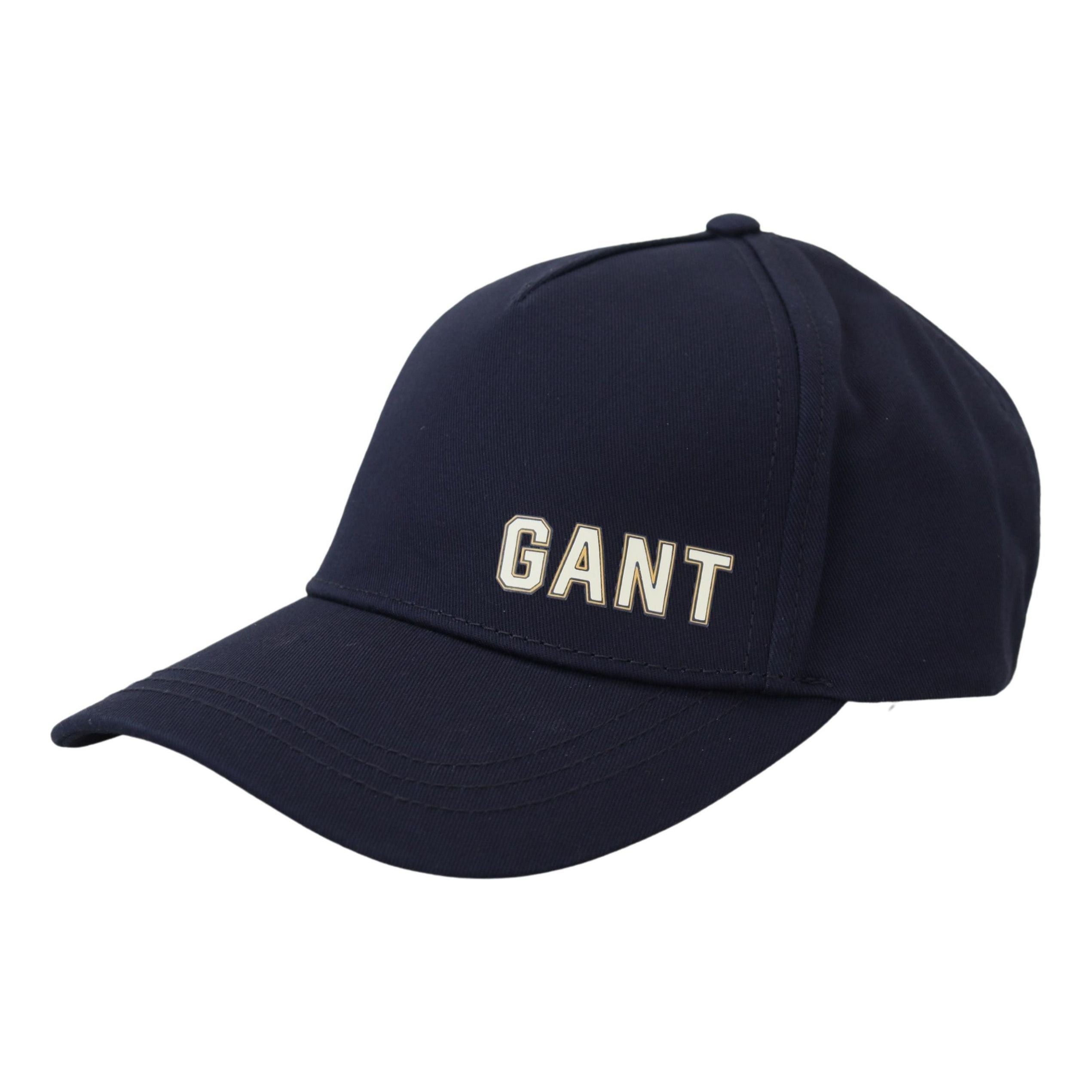 Gant Blue Cotton Baseball Hat for Timeless Style