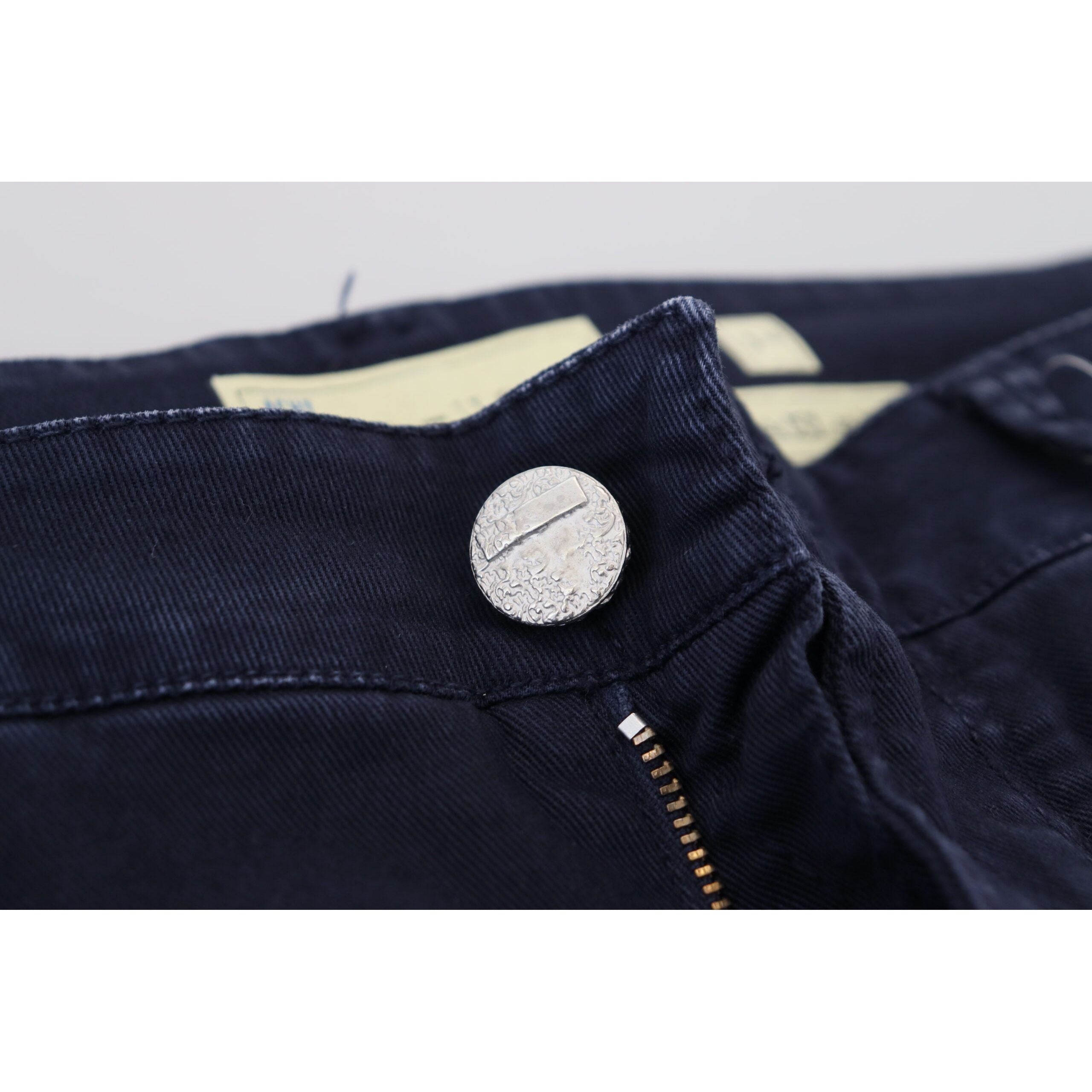 Acht Dark Blue Denim Tapered Jeans for Timeless Elegance