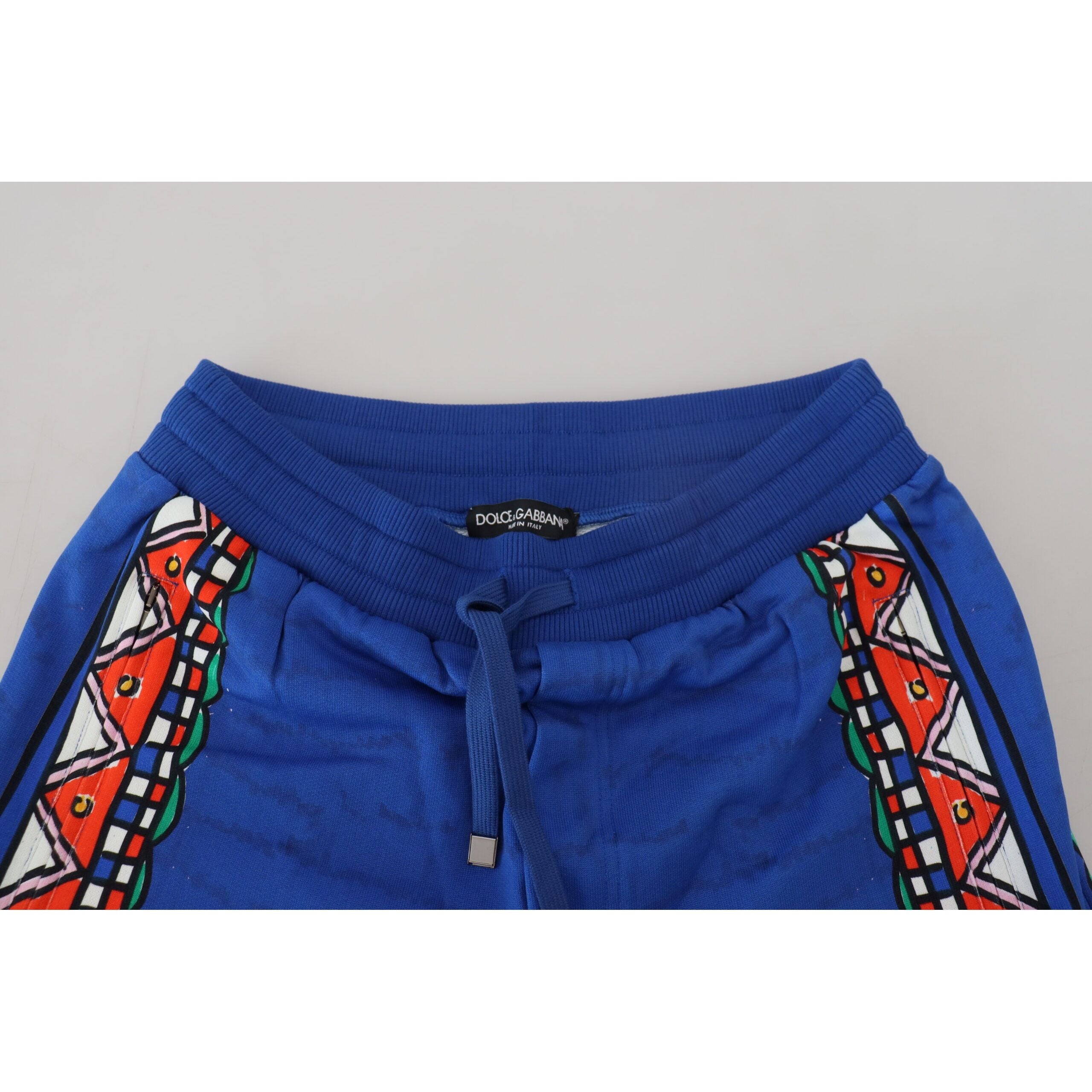 Dolce & Gabbana Multicolor Cotton Printed Shorts