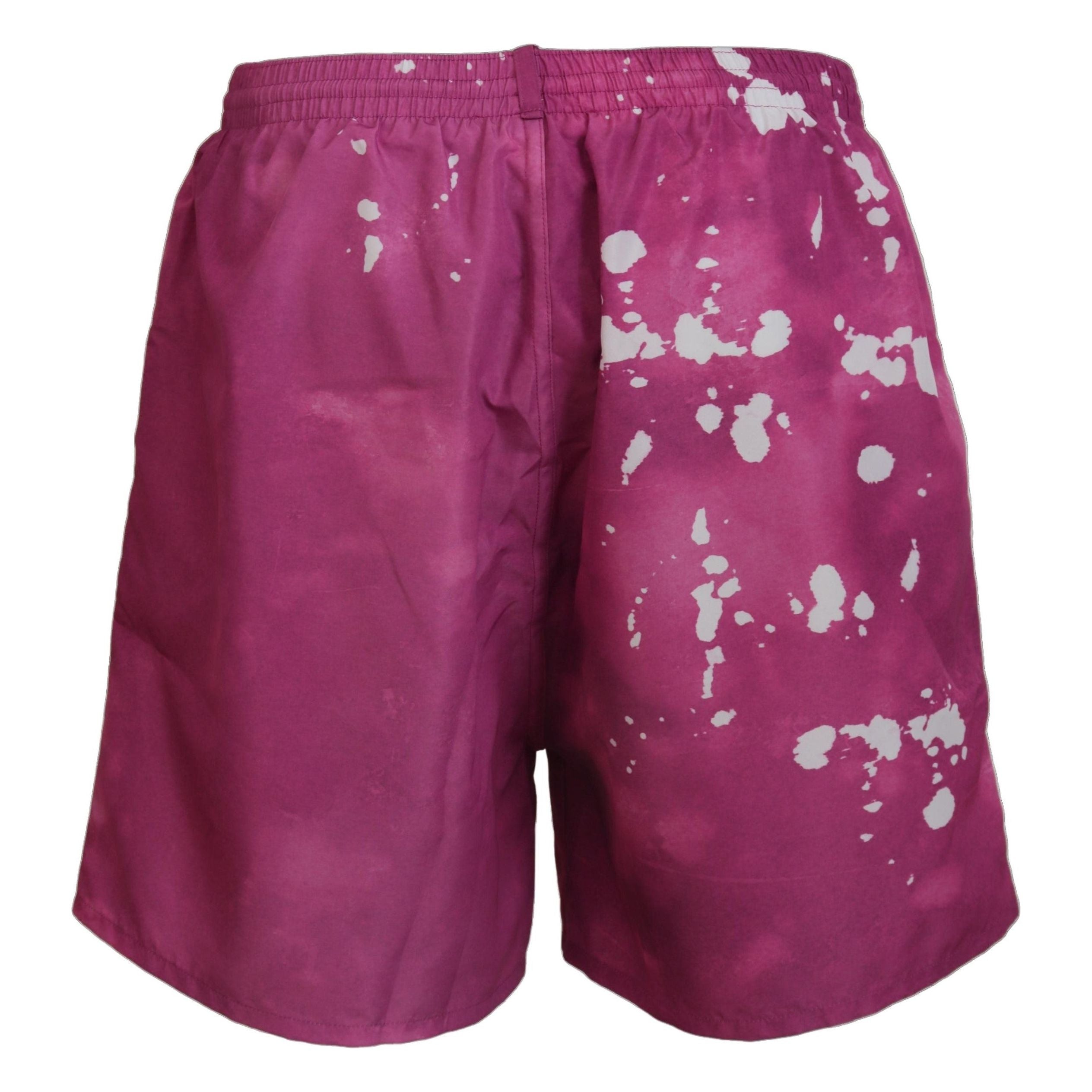 Dsquared² Pink Tie Dye Swim Shorts Cotton Boxer for Luxe Style