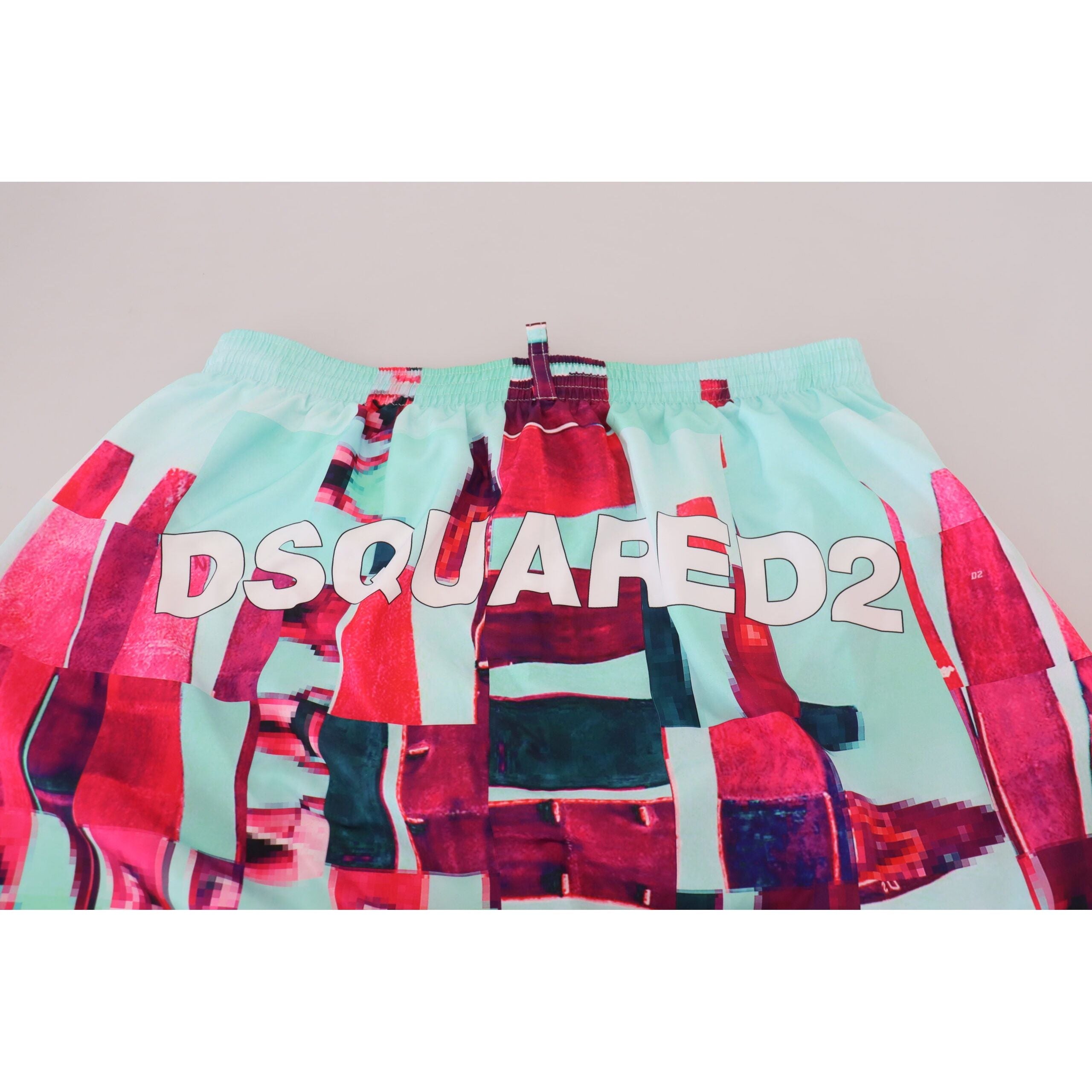 Dsquared² Multicolor Printed Swim Shorts Luxury Swimwear