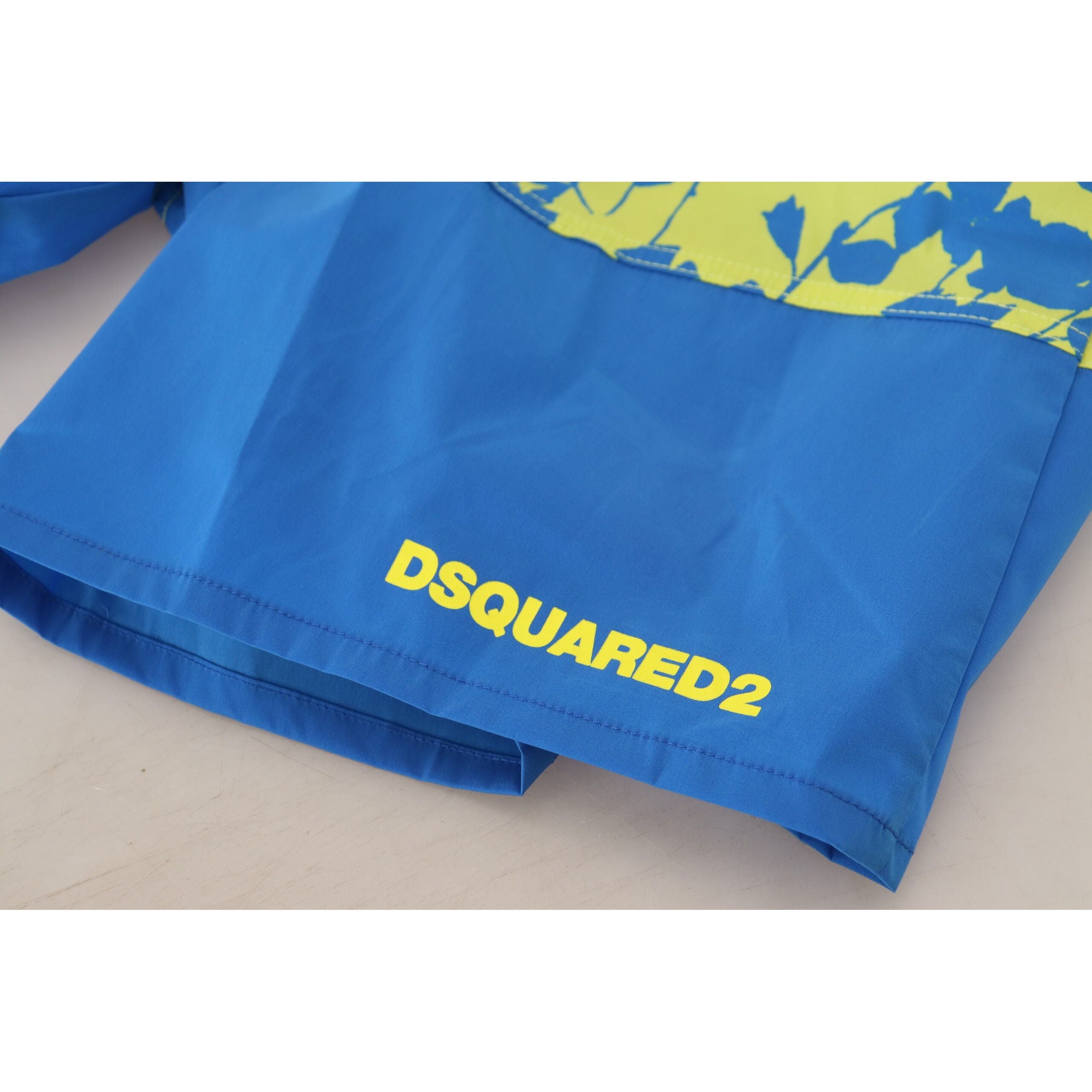 Dsquared² Blue Green Swim Shorts Boxer Elegance