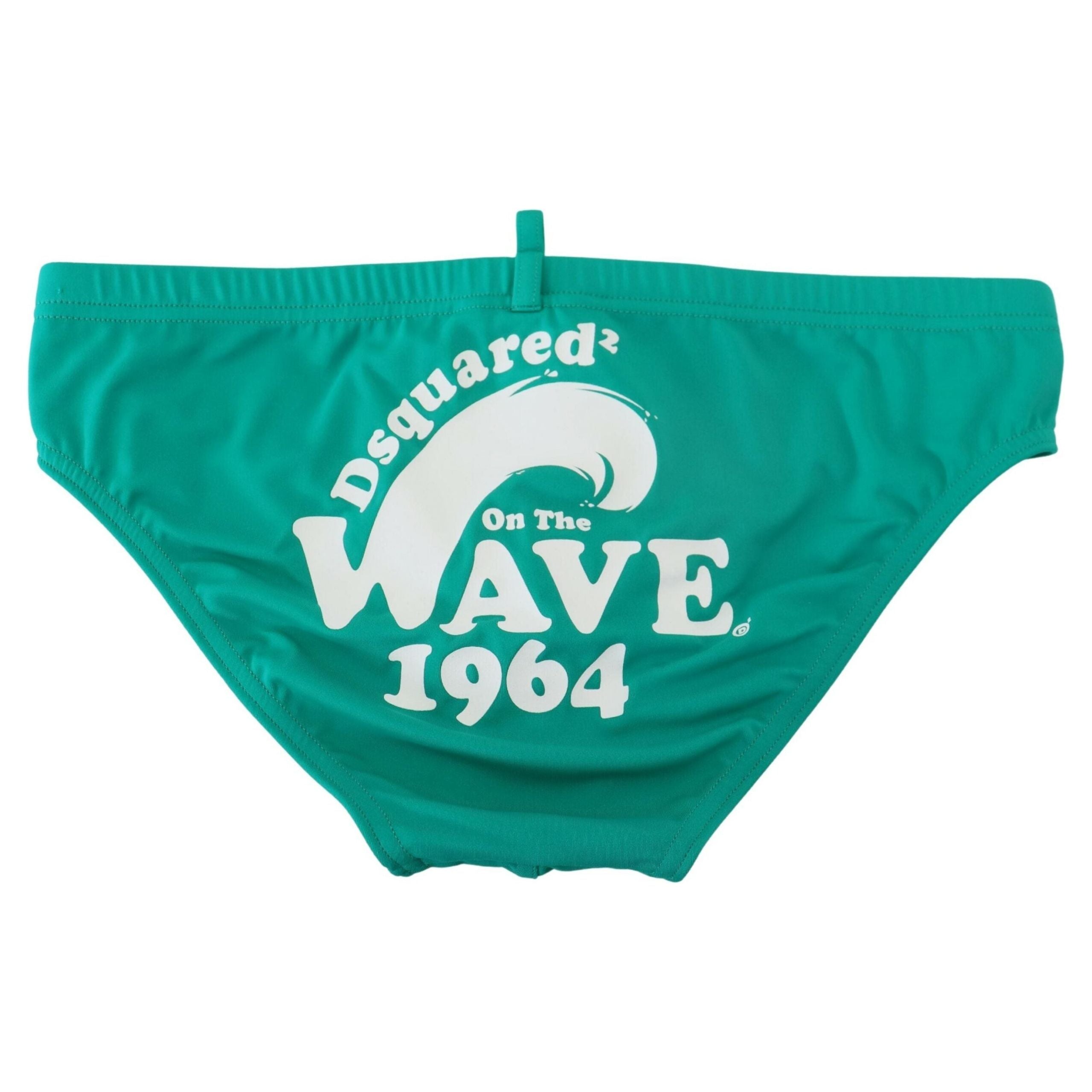 Dsquared² Chic Green Swim Briefs Luxe Style