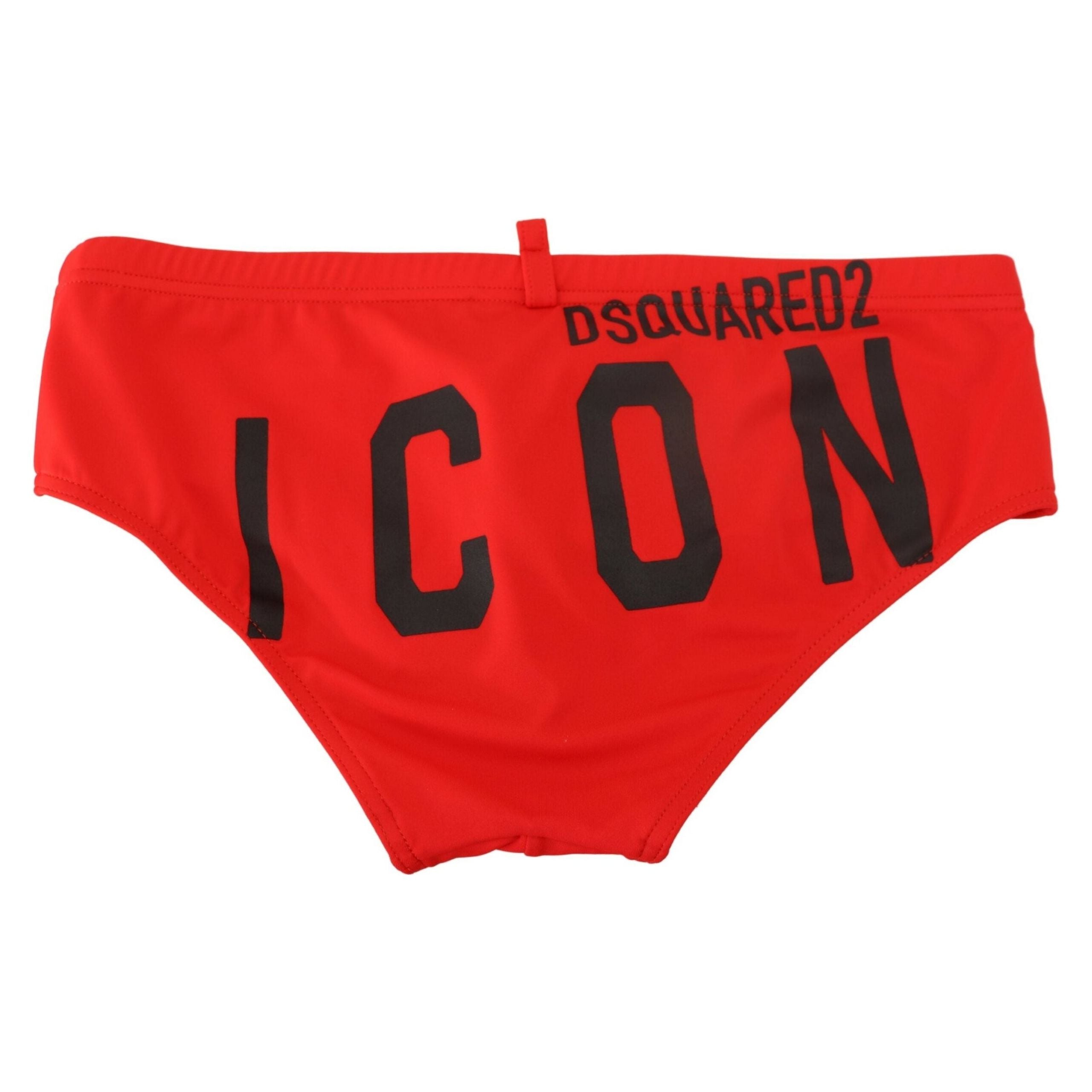 Dsquared² Red Swim Briefs for Luxury Leisure Fashion
