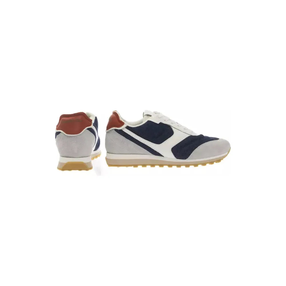 Pantofola D'Oro Multicolored Leather Lace-Up Sneaker