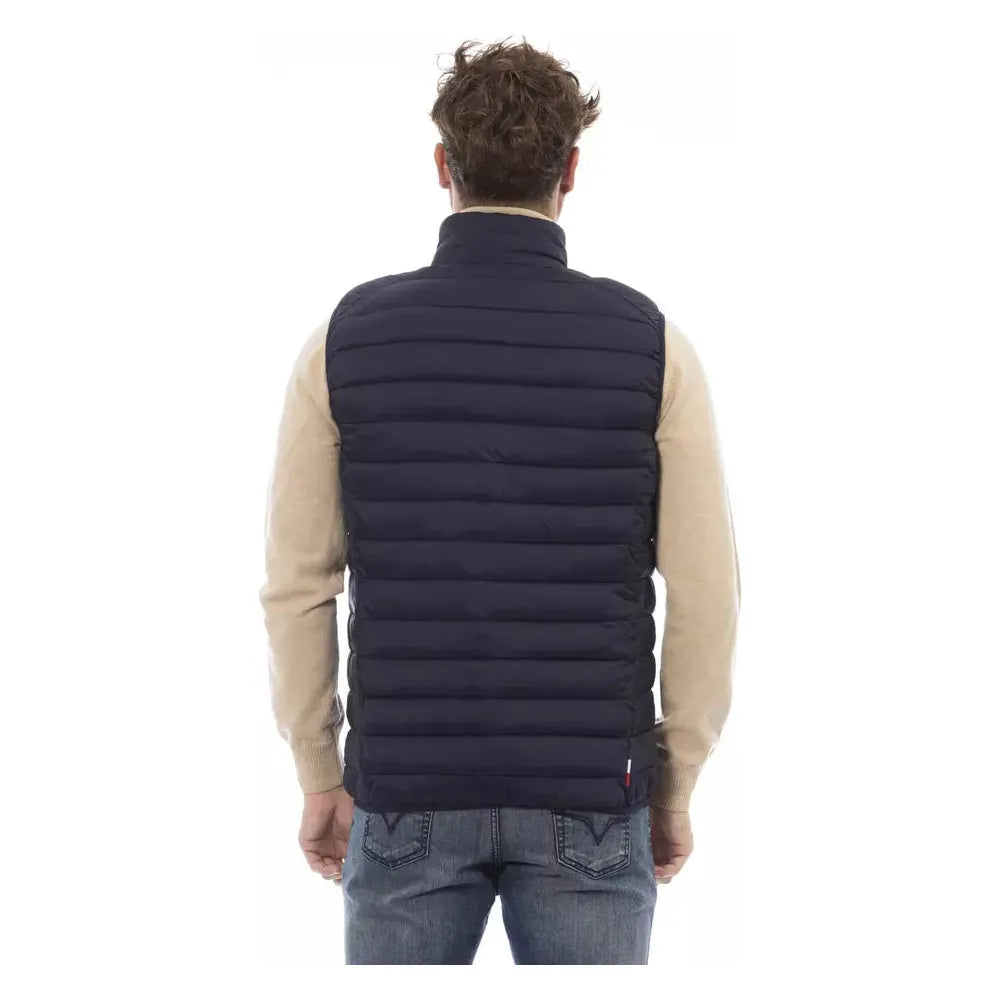 Invicta Blue Quilted Vest for Contemporary Elegance