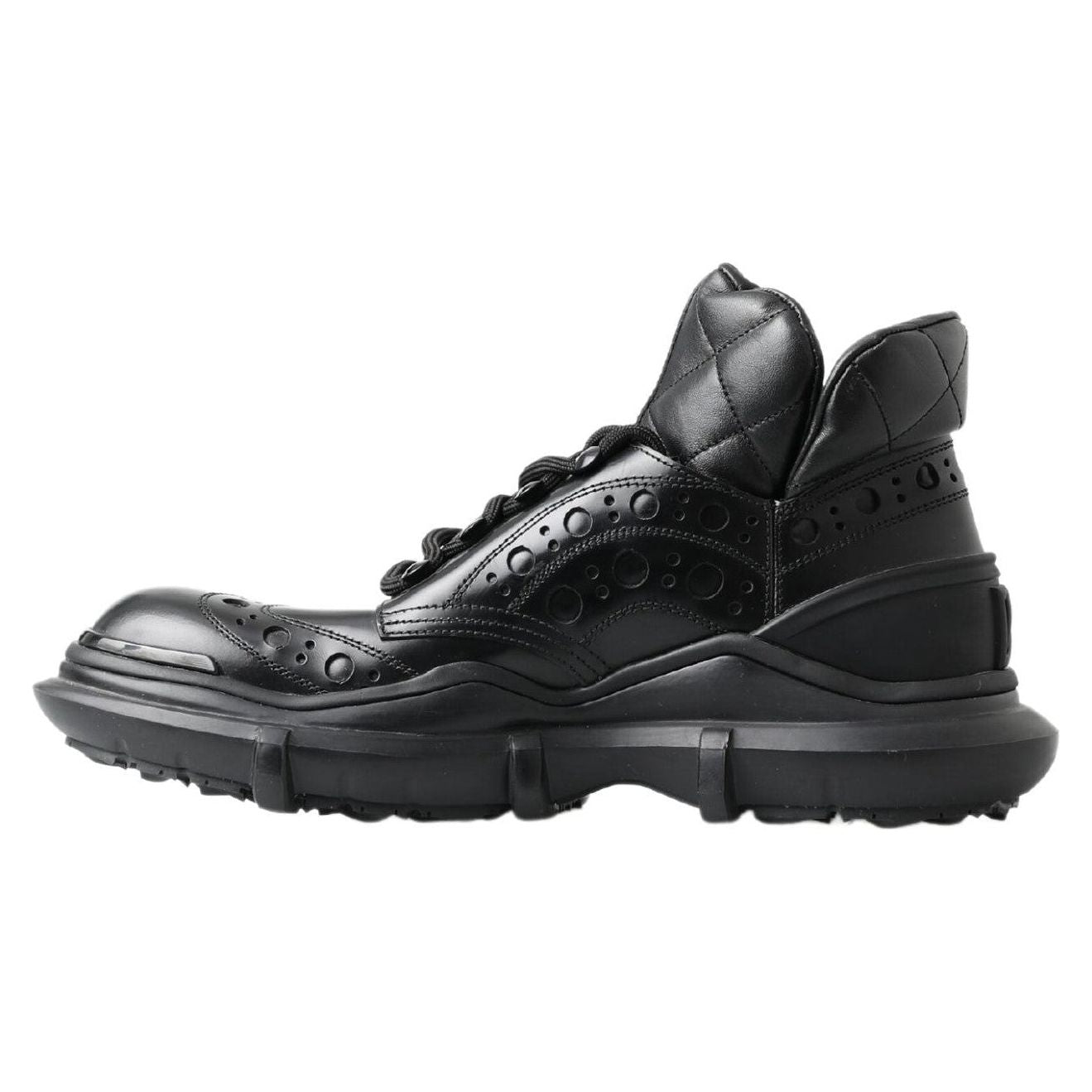 Dolce & Gabbana Black Leather Ankle Boots Luxury