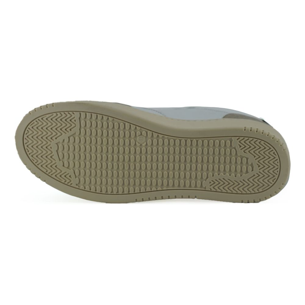 Saxone of Scotland White Leather Sneakers for Luxe Style