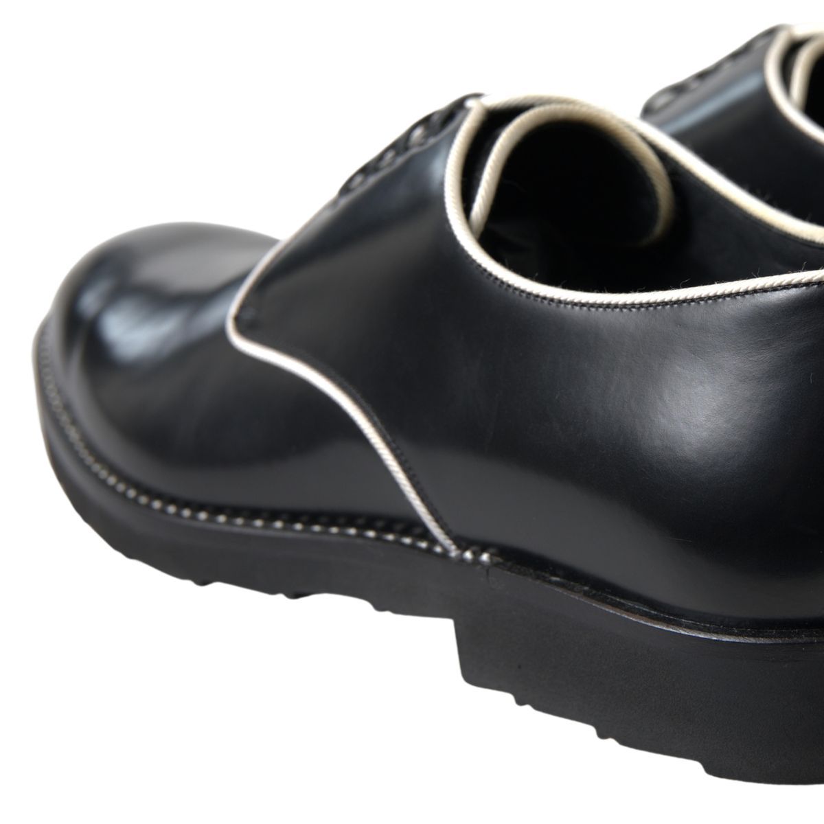 Dolce & Gabbana Black Leather Formal Shoes