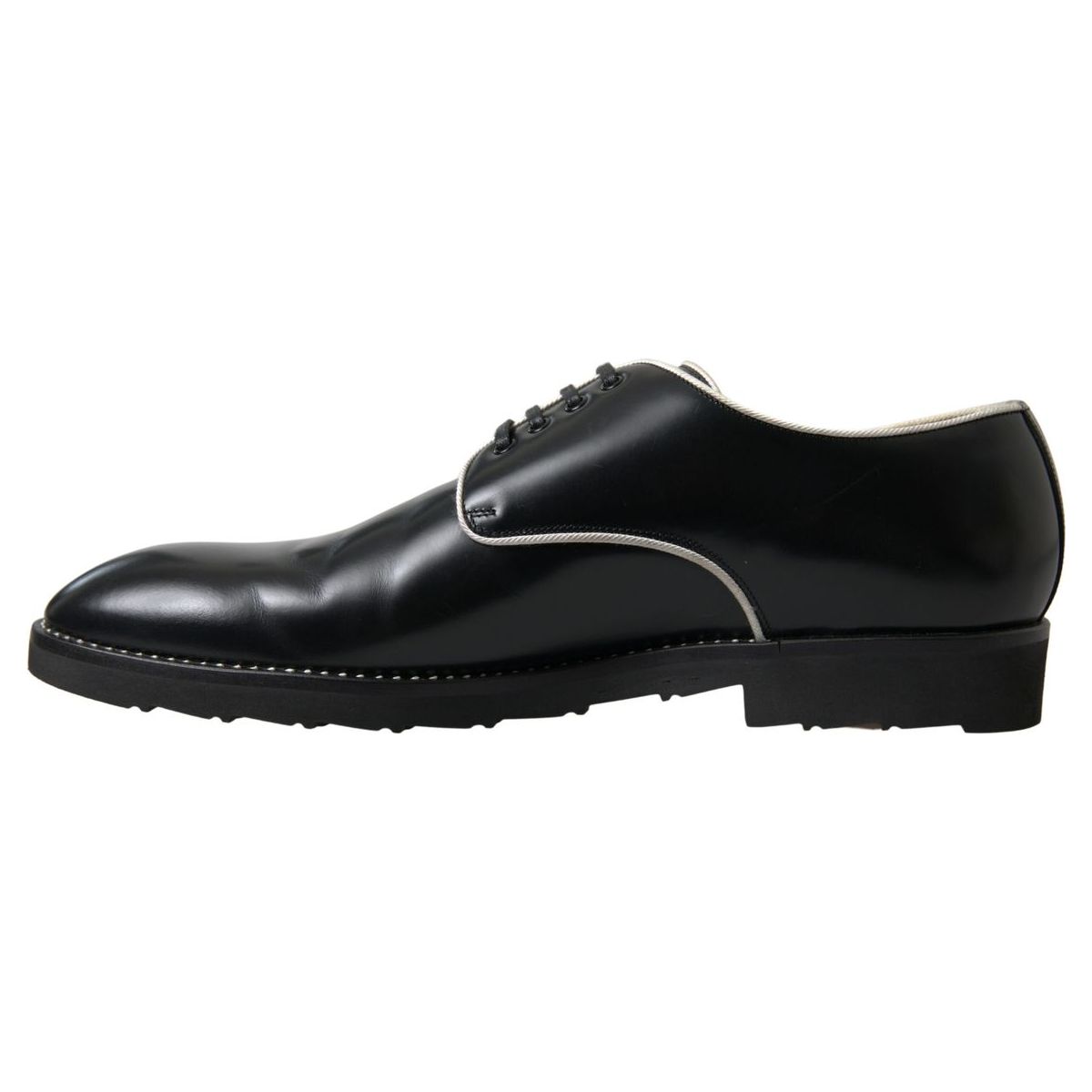 Dolce & Gabbana Black Leather Formal Shoes