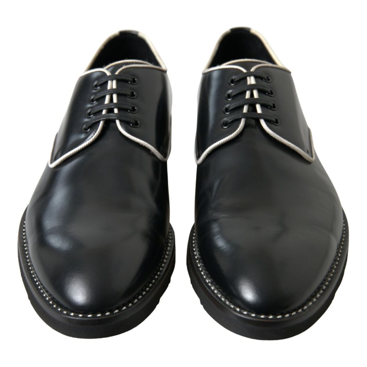 Dolce & Gabbana Black Leather Formal Shoes