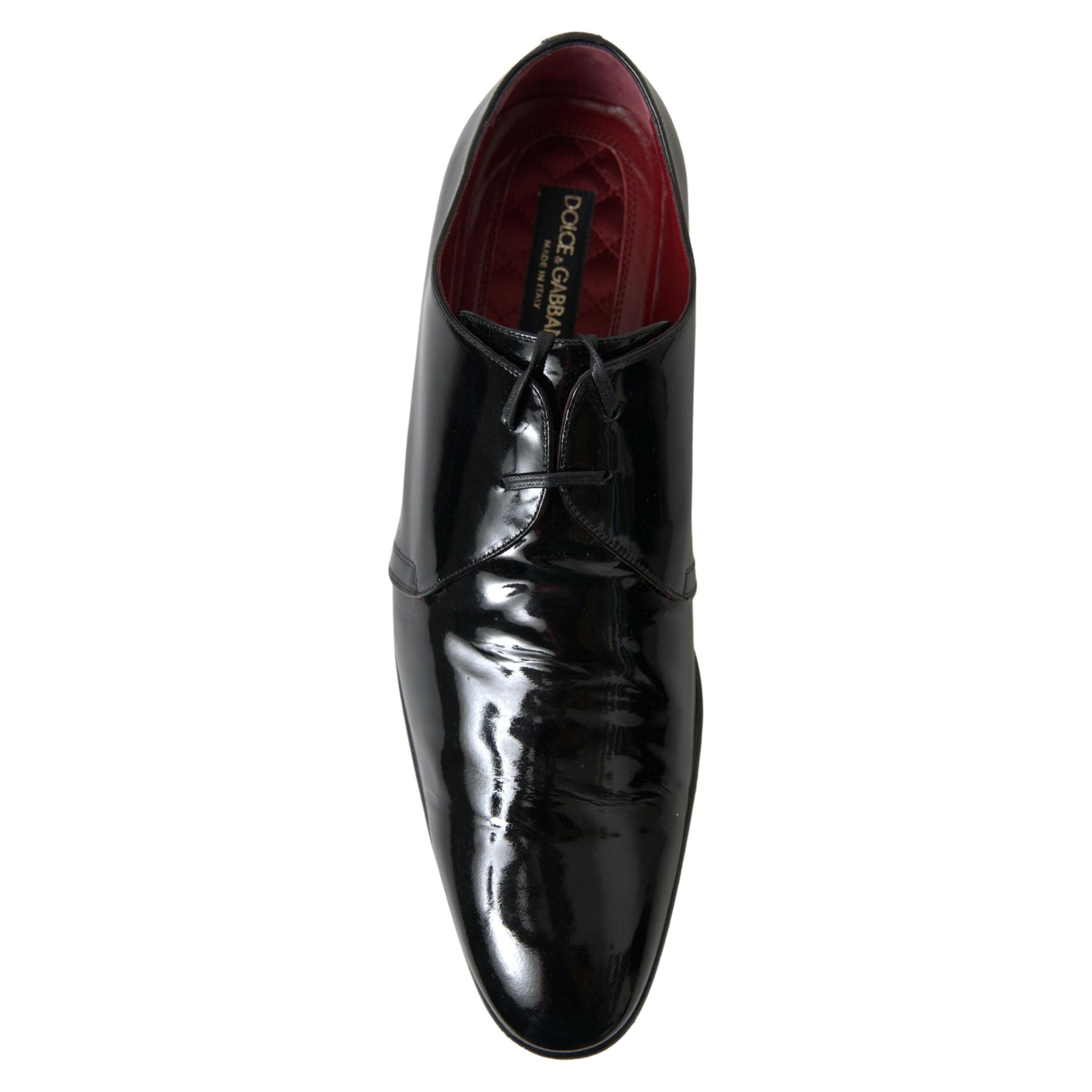 Dolce & Gabbana Black Patent Leather Formal Shoes