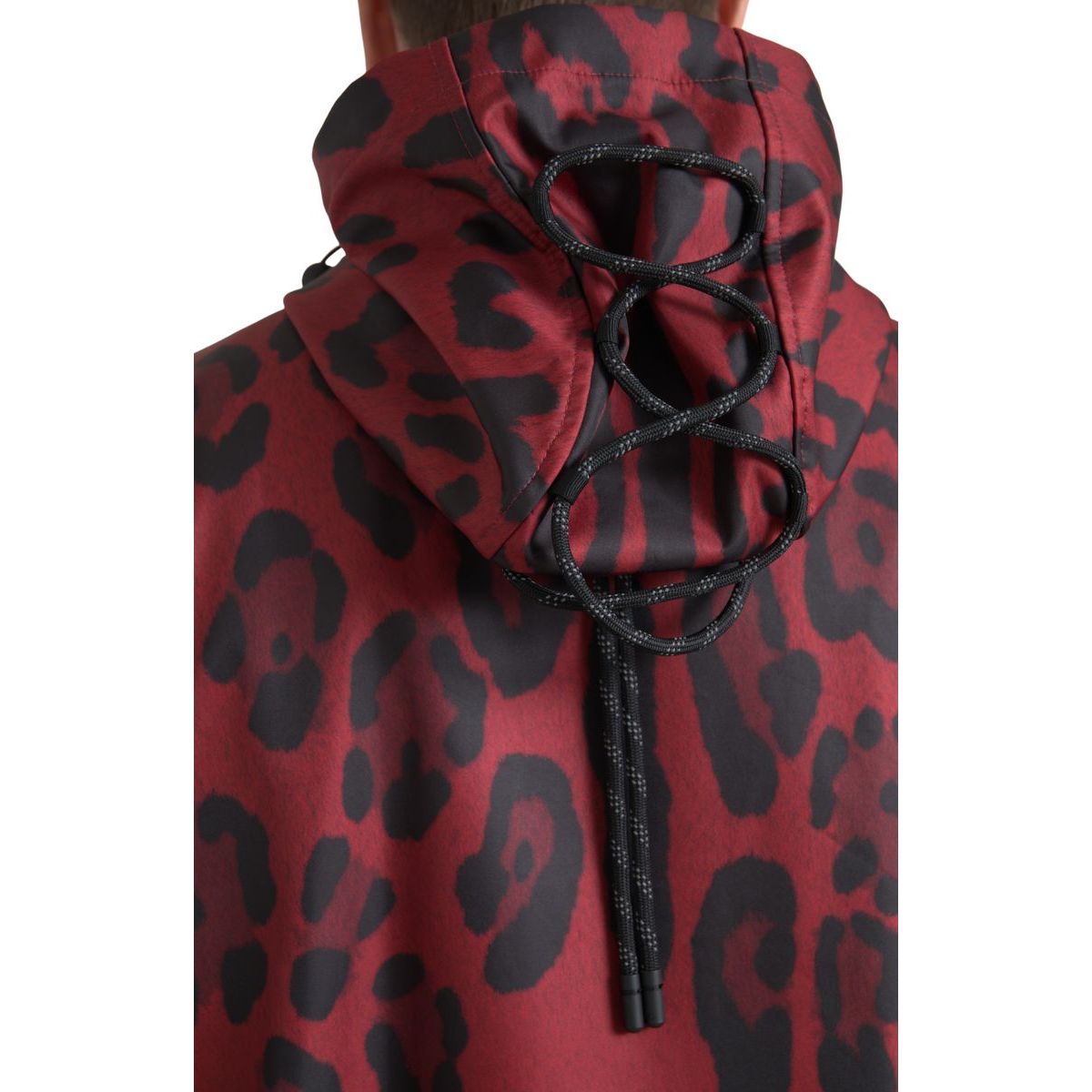 Dolce & Gabbana Radiant Red Cotton Hooded Jacket