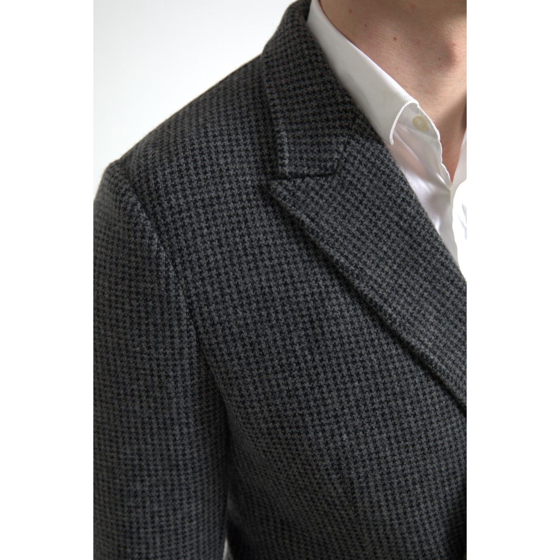 Dolce & Gabbana Navy Cashmere Elegant Slim Fit Blazer