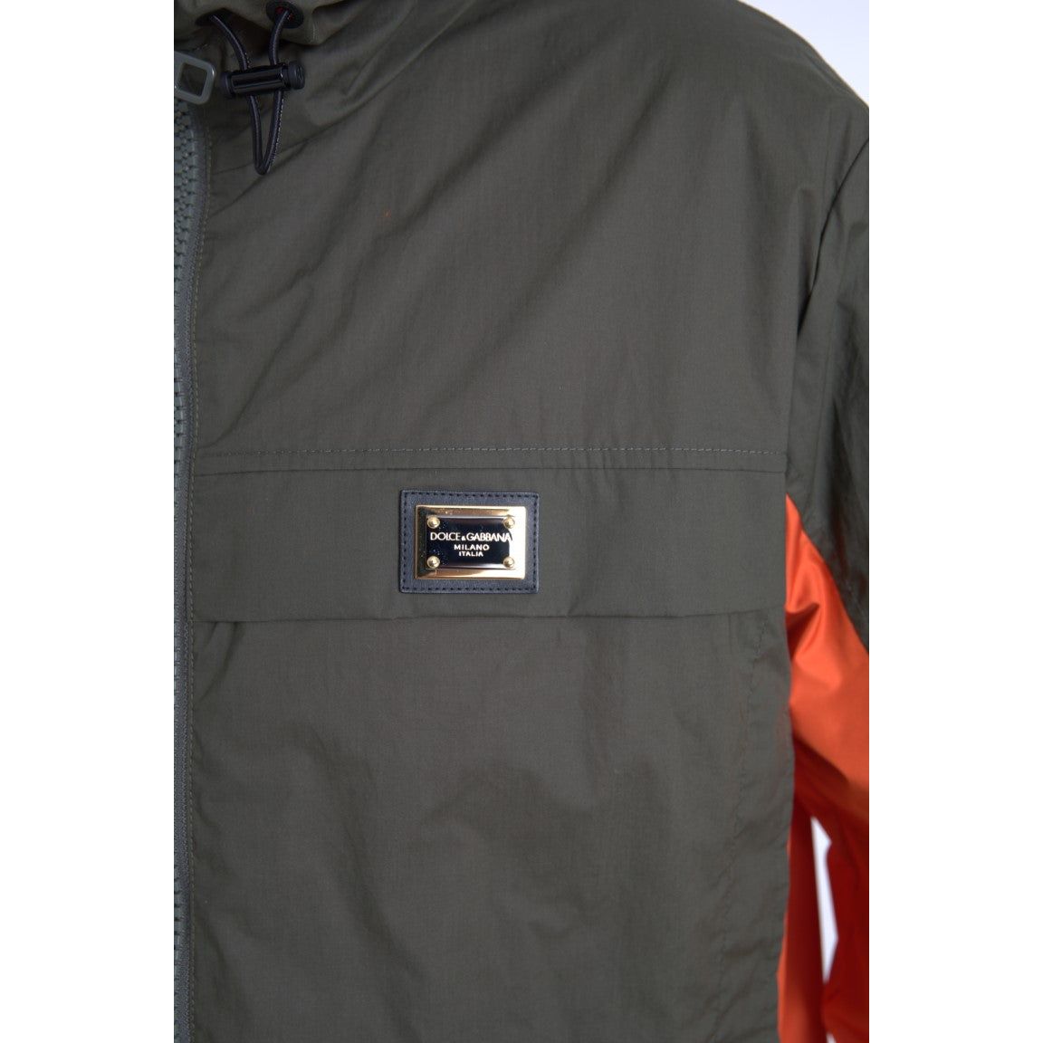 Dolce & Gabbana Green Cotton Full Zip Jacket