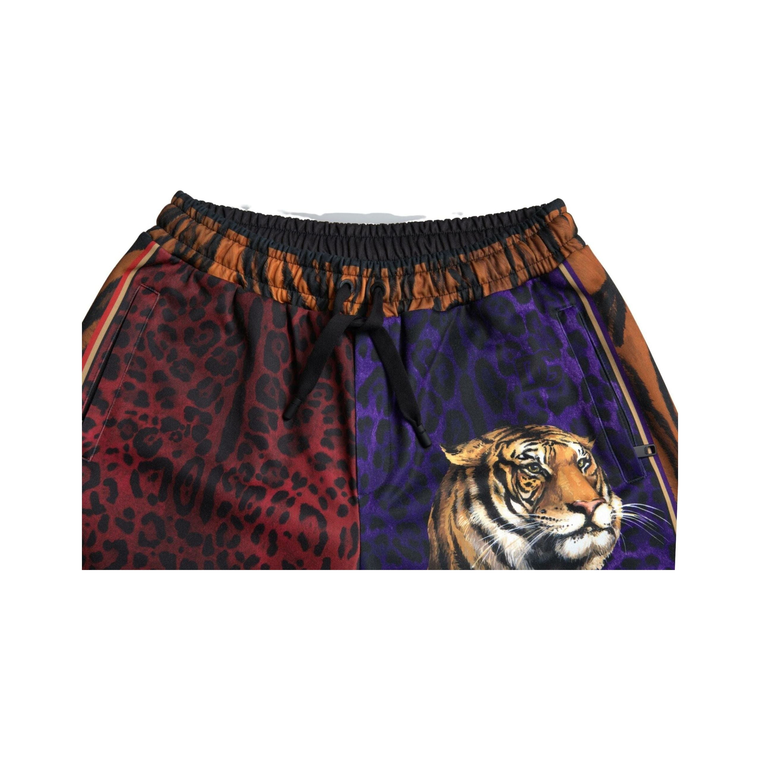 Dolce & Gabbana Multicolor Cotton Bermuda Shorts