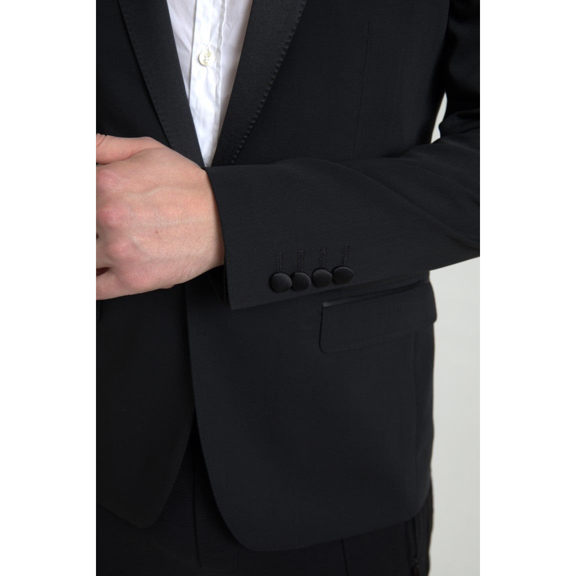 Dolce & Gabbana Navy Virgin Wool Blazer Delight