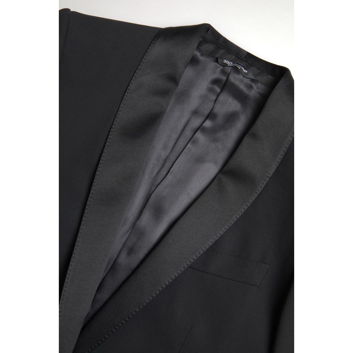 Dolce & Gabbana Navy Virgin Wool Blazer Delight