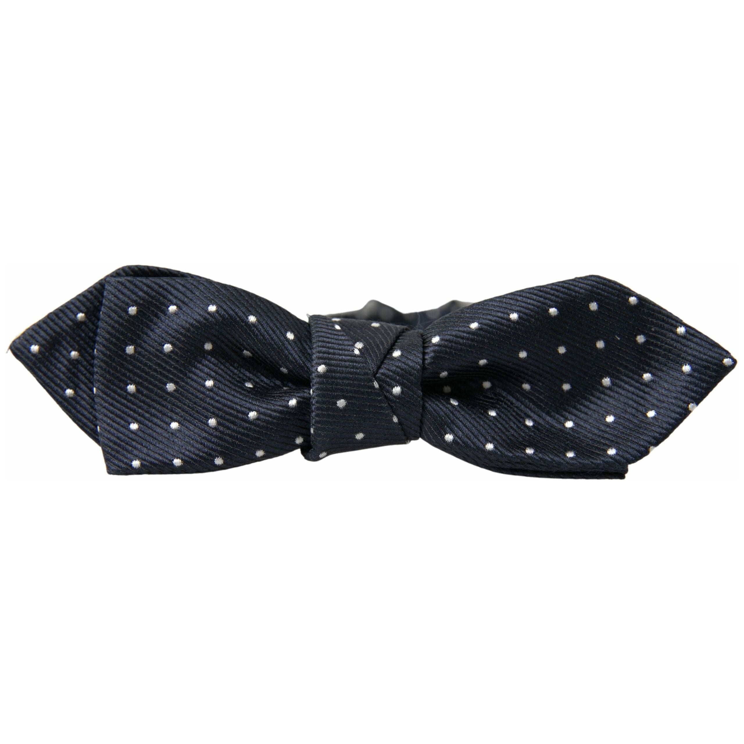 Dolce & Gabbana Blue Silk Bow Tie Accessory