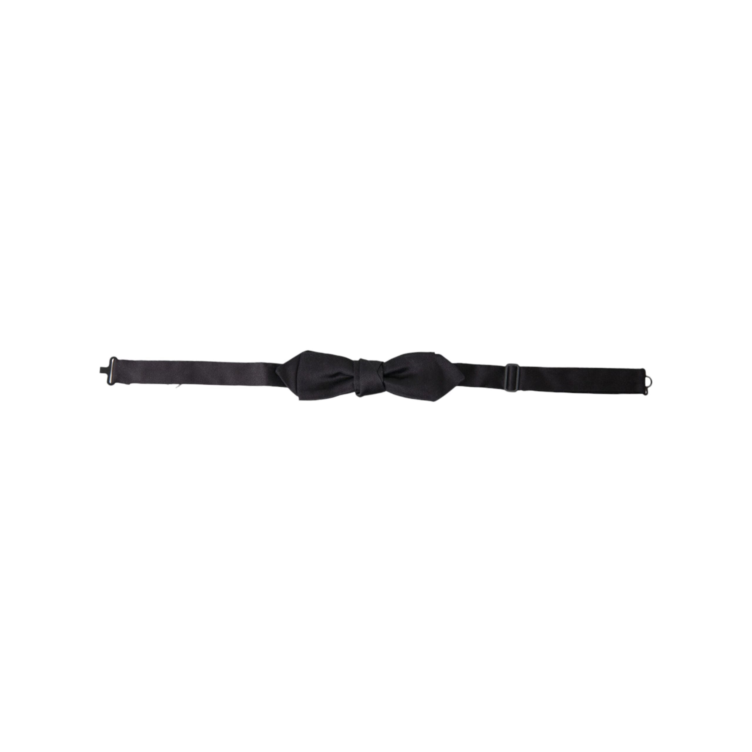 Dolce & Gabbana Black Silk Bow Tie for Gentleman