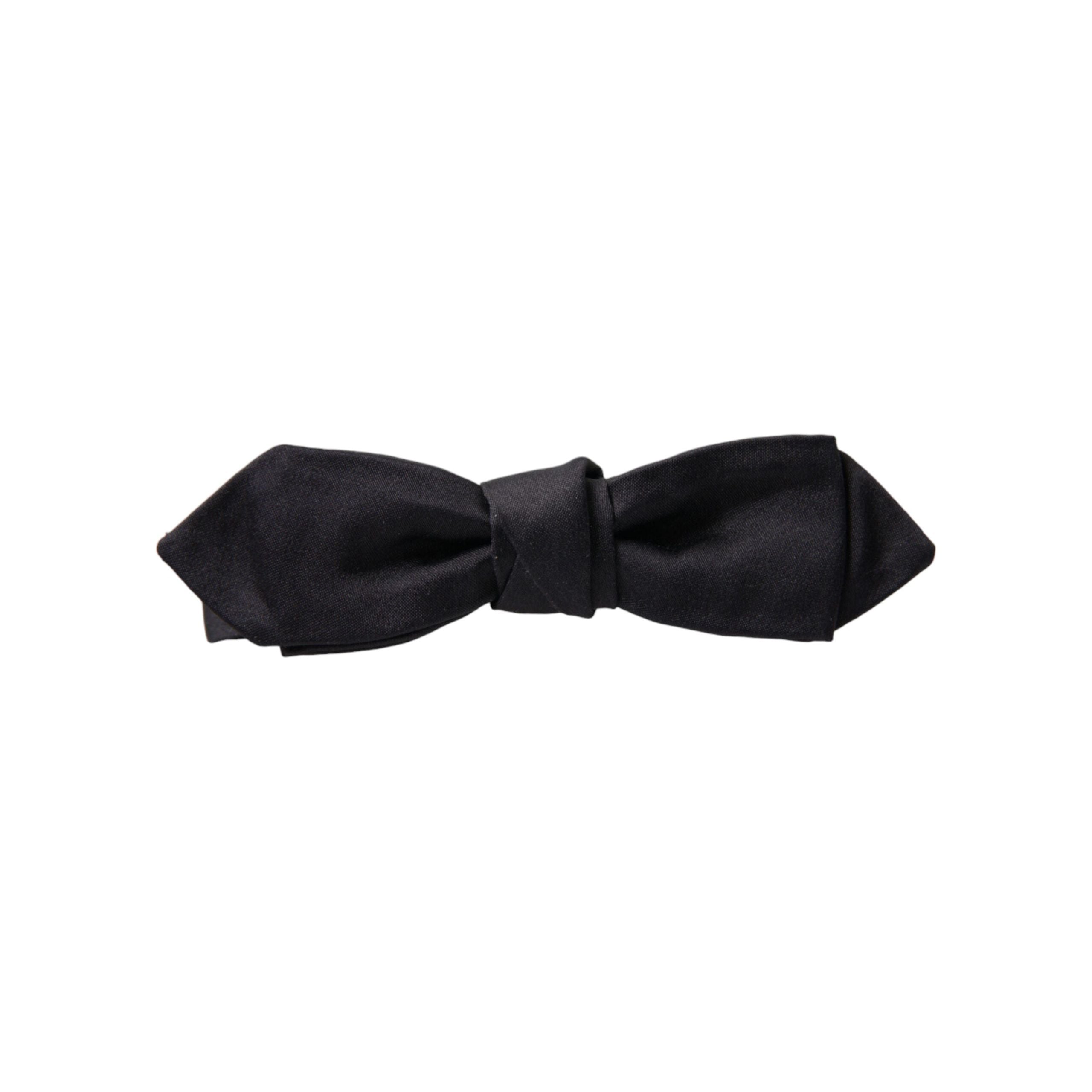 Dolce & Gabbana Black Silk Bow Tie for Gentleman