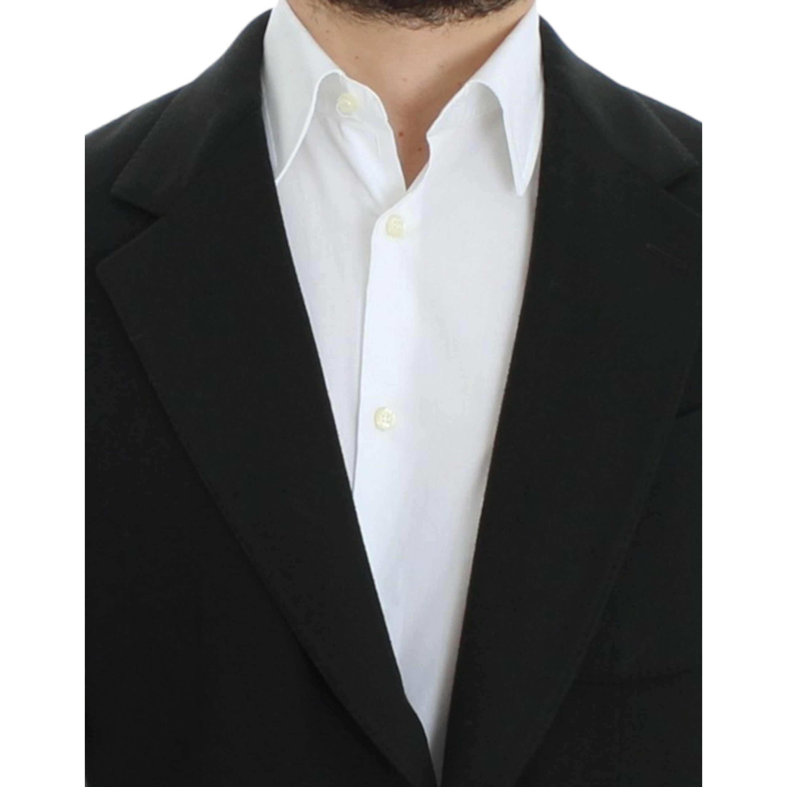 Dolce & Gabbana Green Cashmere Blazer Jacket