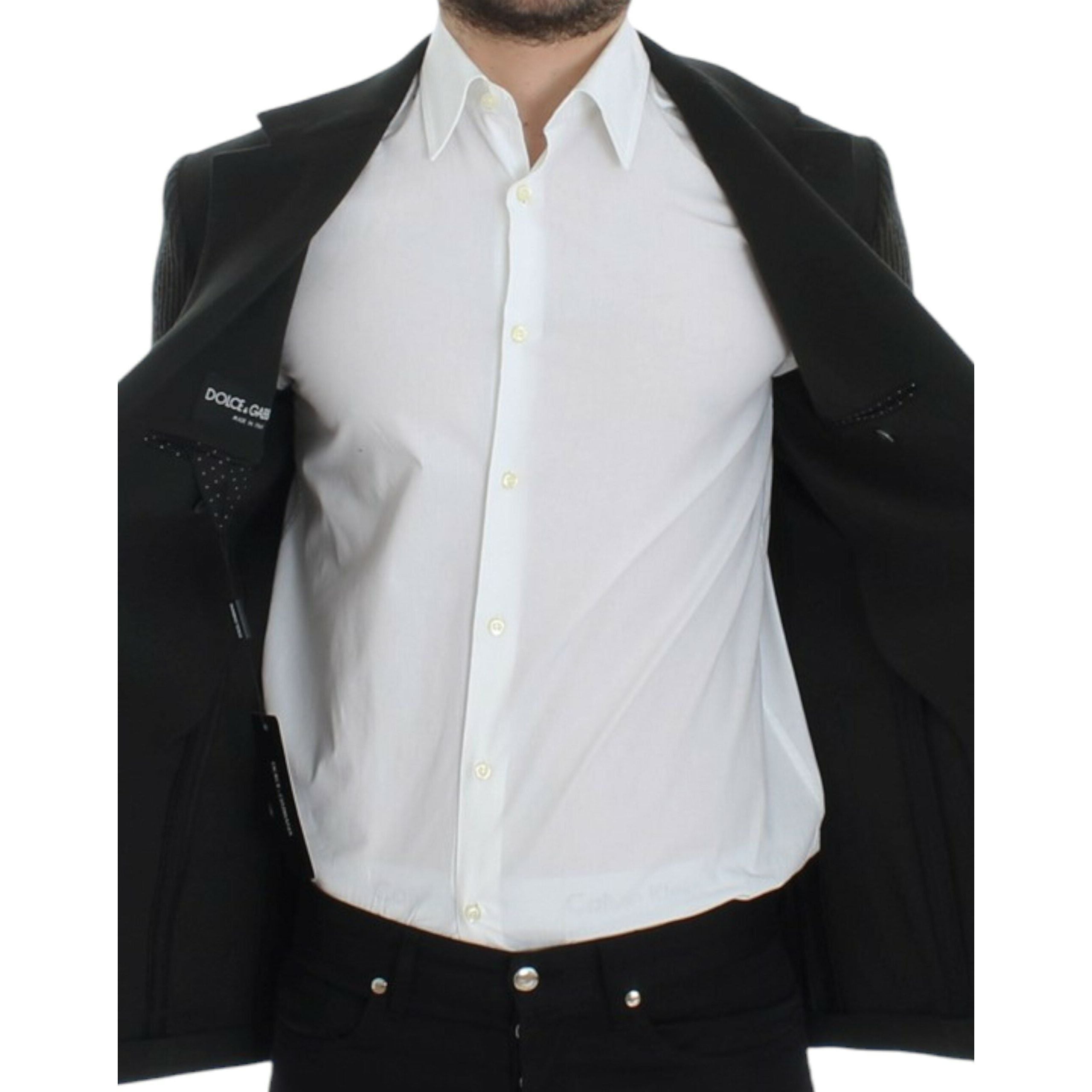 Dolce & Gabbana Green Cashmere Blazer Jacket
