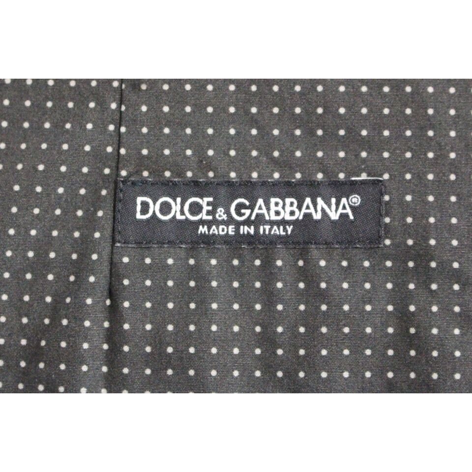 Dolce & Gabbana Gray Cotton Dress Vest for Luxury Style