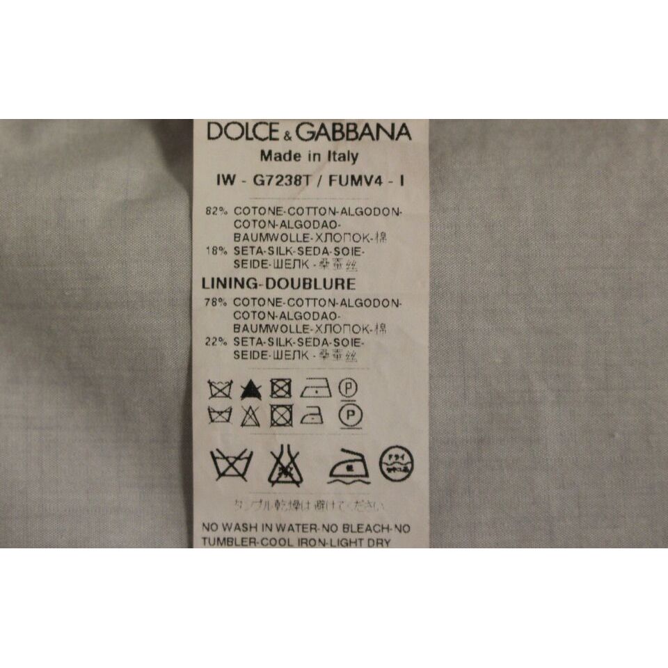 Dolce & Gabbana Beige Cotton Silk Dress Vest