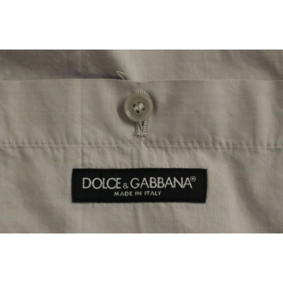 Dolce & Gabbana Beige Cotton Silk Dress Vest