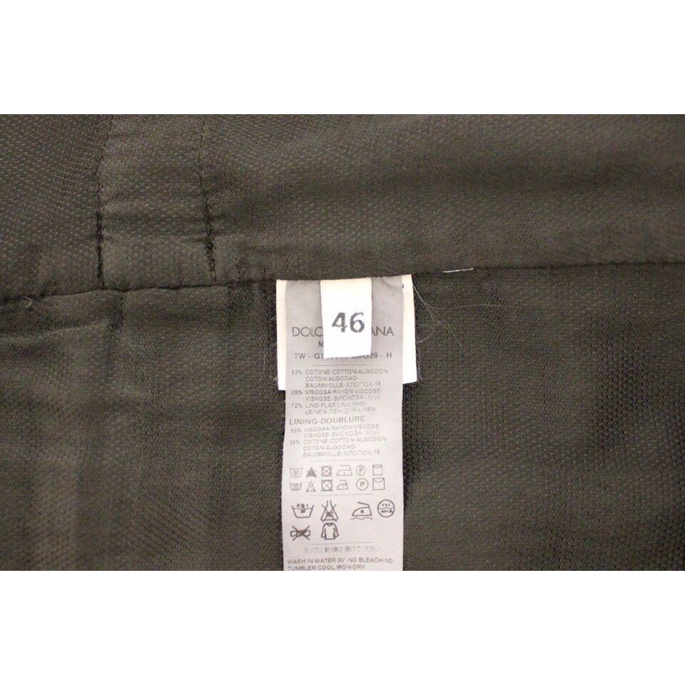 Dolce & Gabbana Black Cotton Blend Dress Vest
